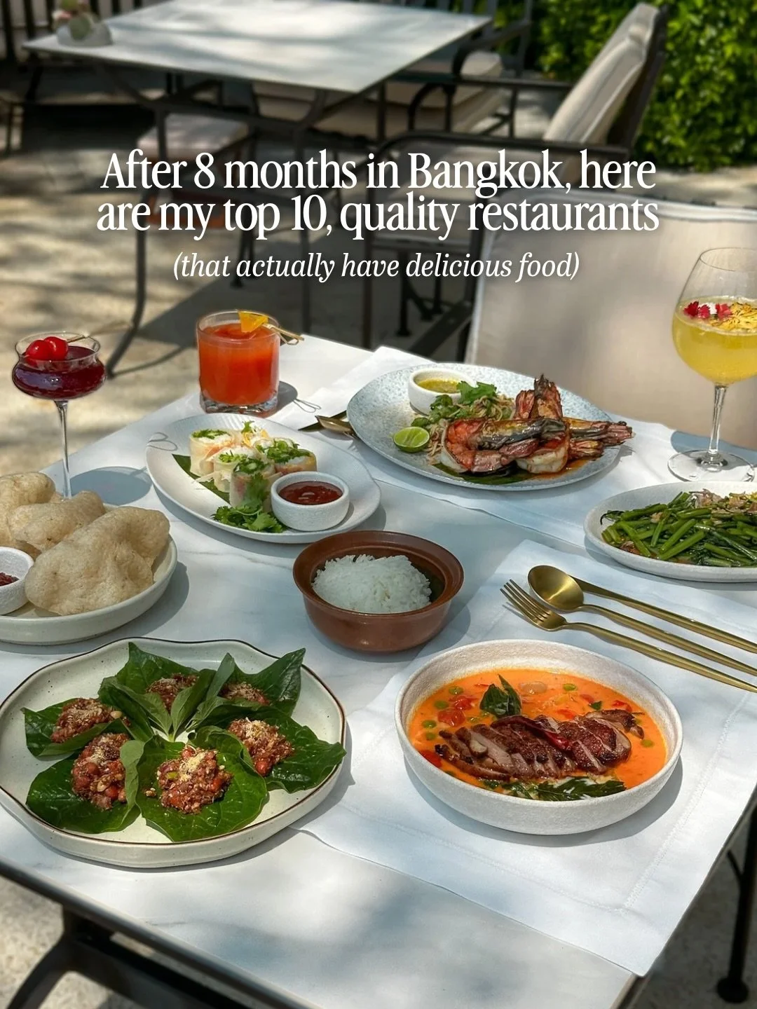 After 8 months in Bangkok, these are the top 10 restaurants we loved and would definitely go back to for the delicious food.

If you know me, or have followed me for a while, you know I&rsquo;m a huge foodie! Does anyone else plan their itinerary aro
