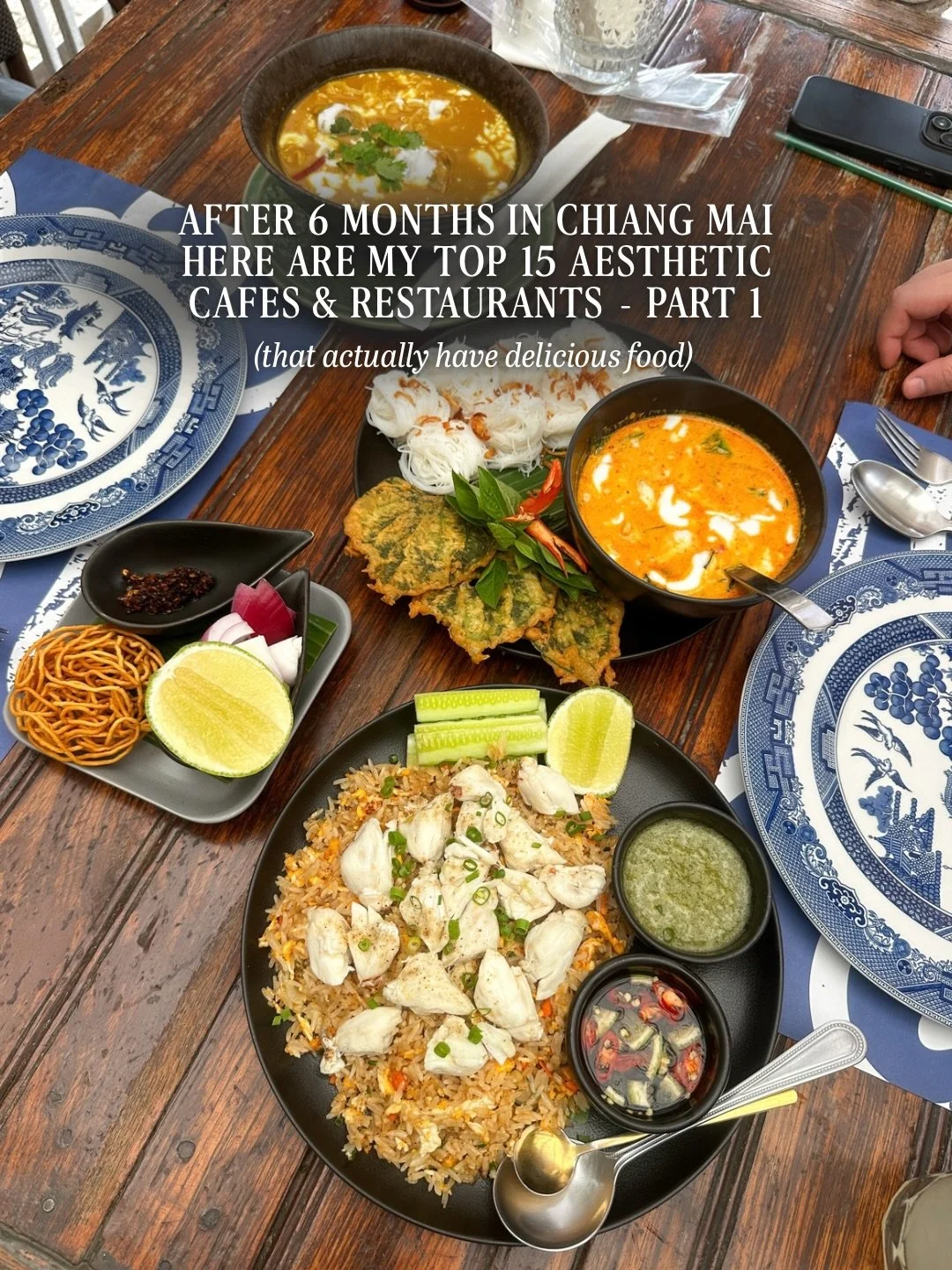 After spending 6 months total in Chiang Mai, these are our top 15 favourite aesthetic cafes and restaurants that actually have delicious food! 

So if you&rsquo;ve been following me for a while, you know my boyfriend and I are massive foodies!! Our t