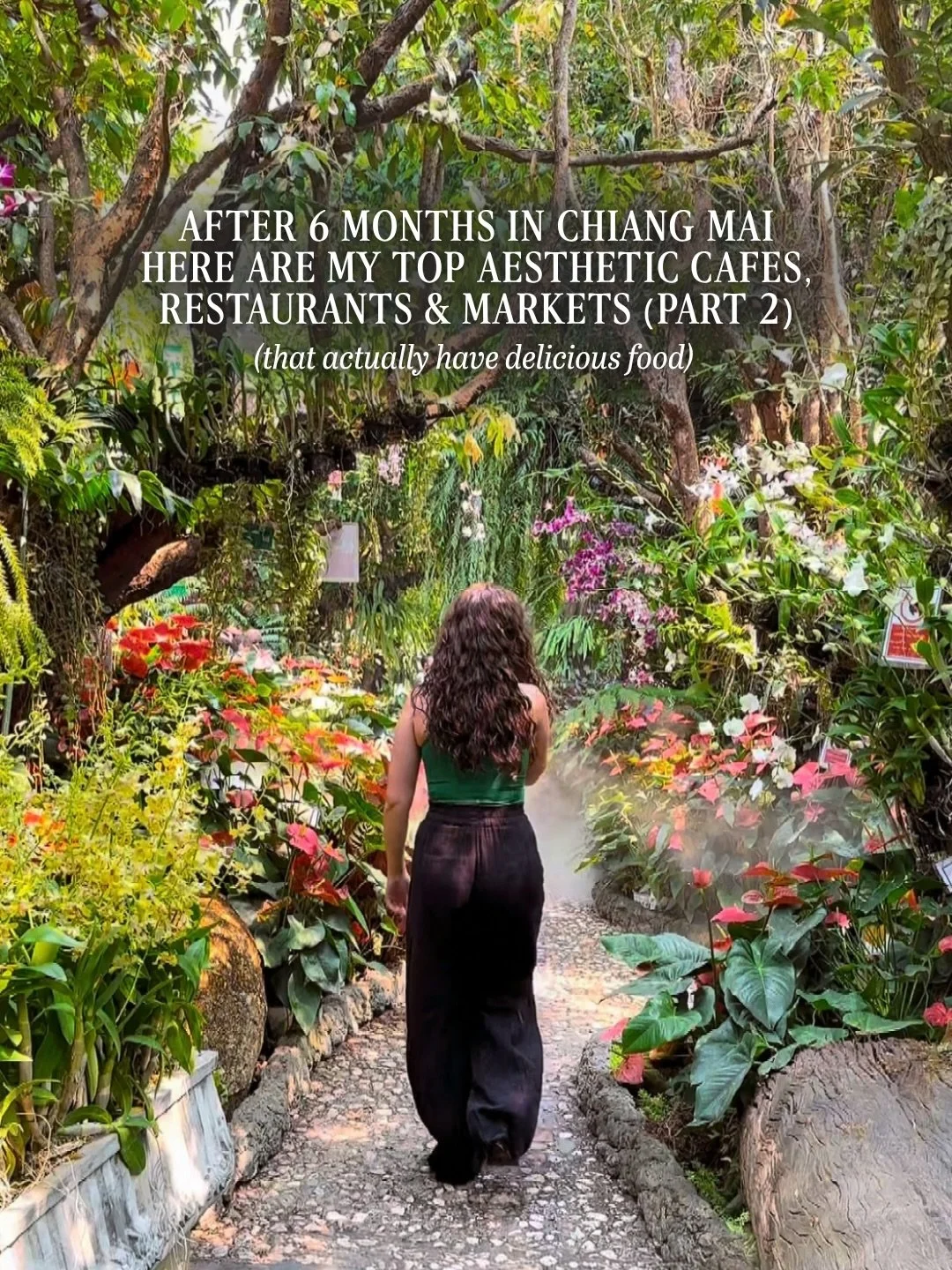 After spending 6 months total in Chiang Mai, these are our top 15 favourite aesthetic cafes and restaurants that actually have delicious food! (Part 2) >>

1) @thevorrabistro - A great place for a romantic dinner. Make sure to sit outside in th
