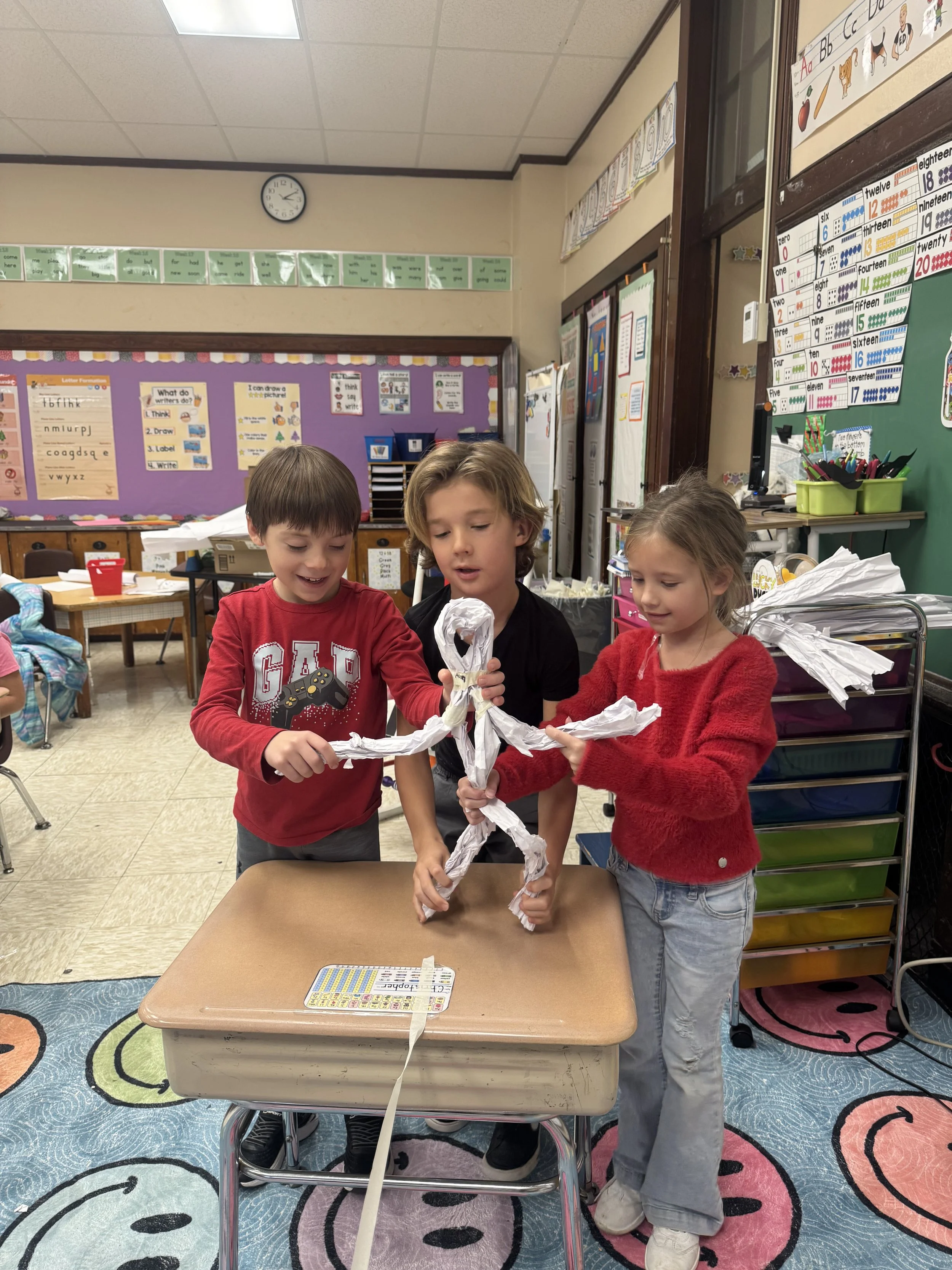 Bunraku Puppetry with 2nd graders