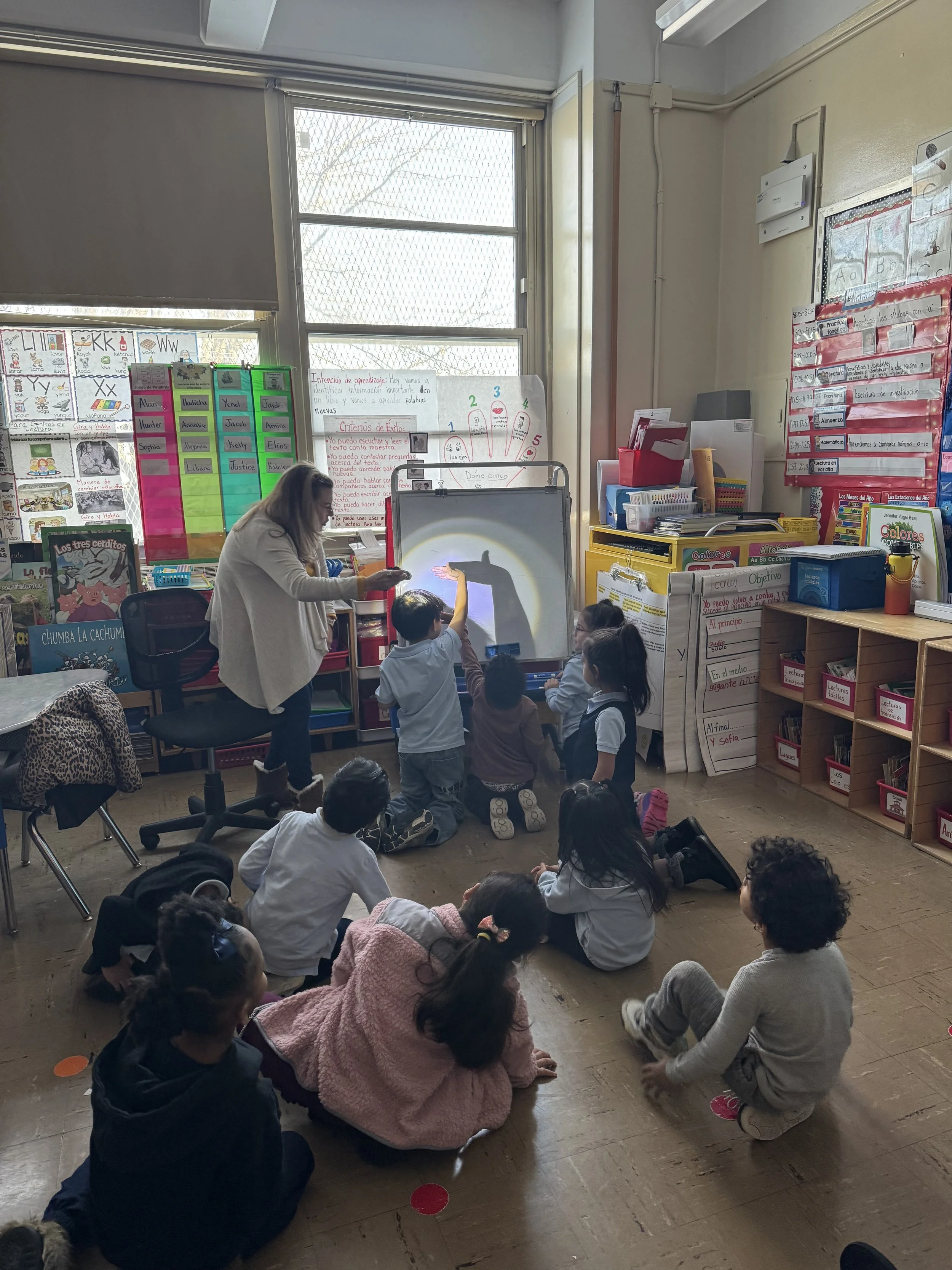 Shadow Puppetry with K students