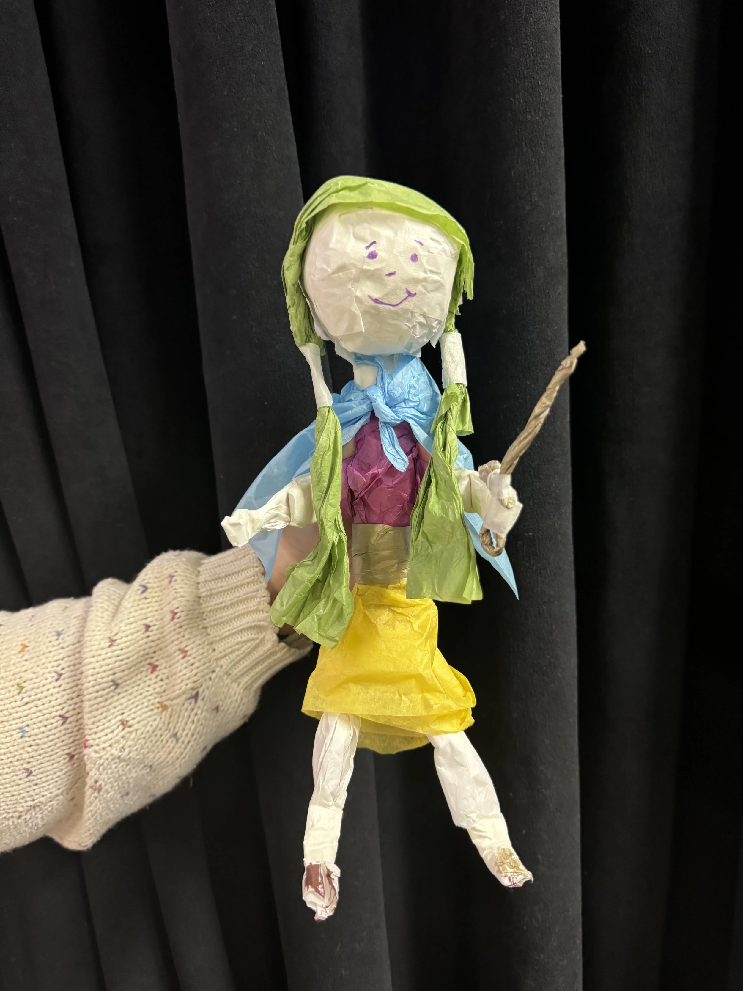 Paper Puppet created by 10th Grader