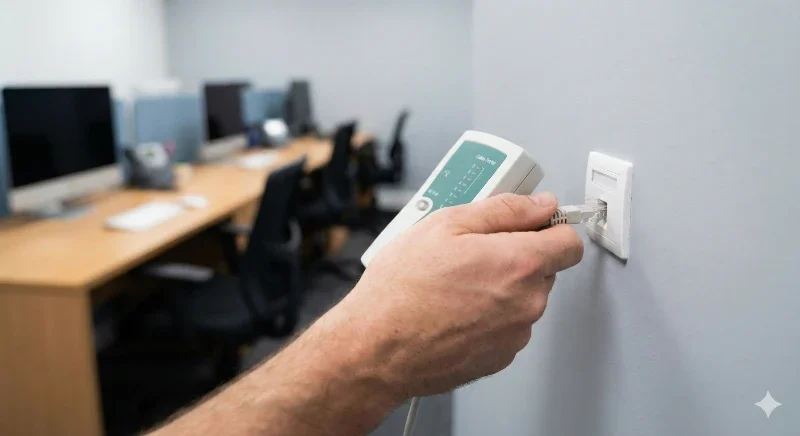 Commercial Electrician data cabling