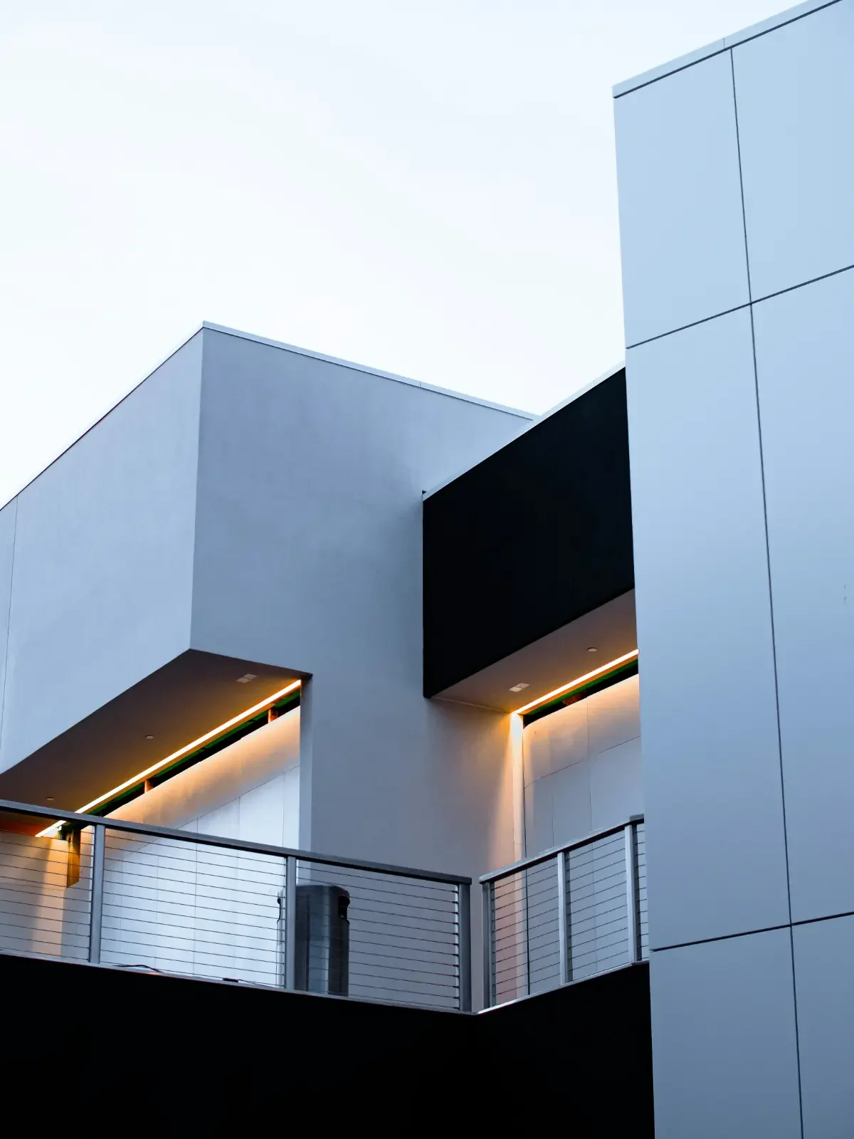 lighting outside a house