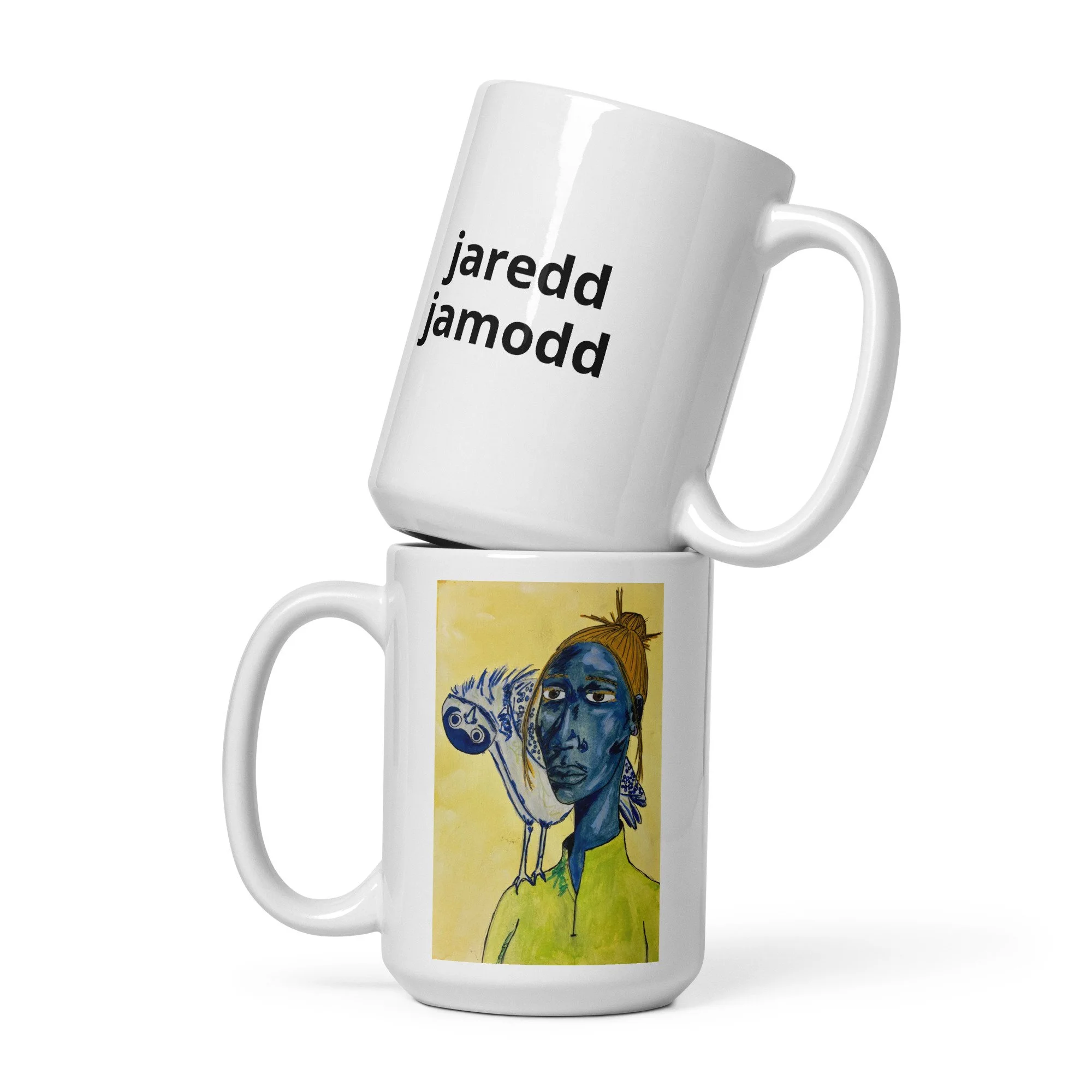 lady in the grocery mug