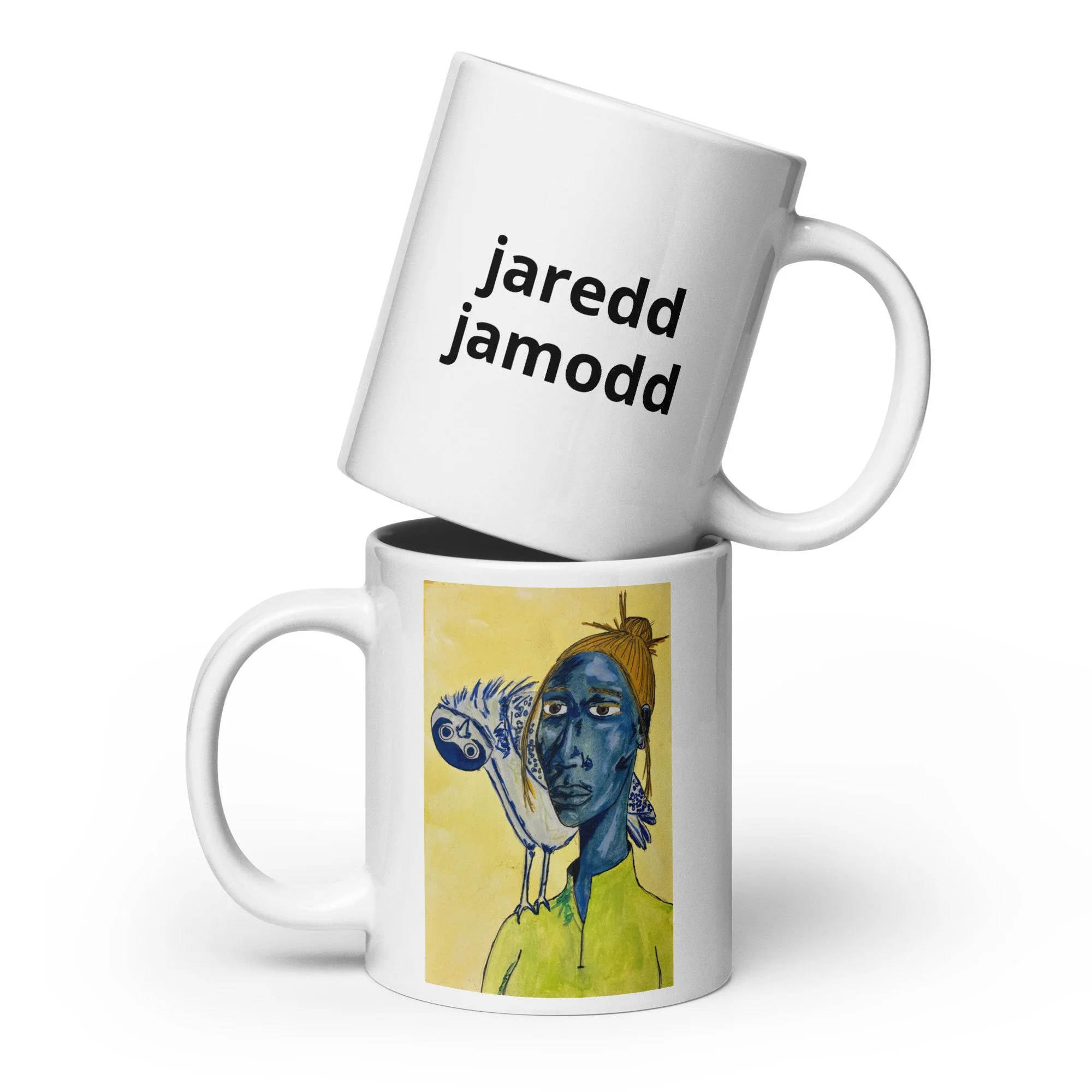 lady in the grocery mug