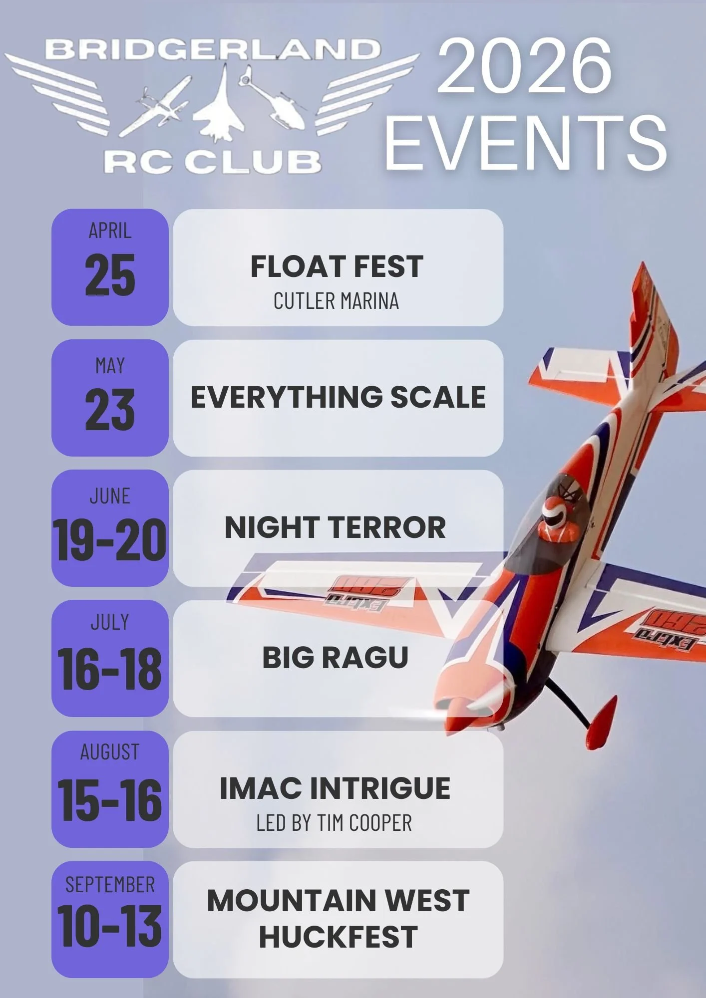 Events — Bridgerland RC Club