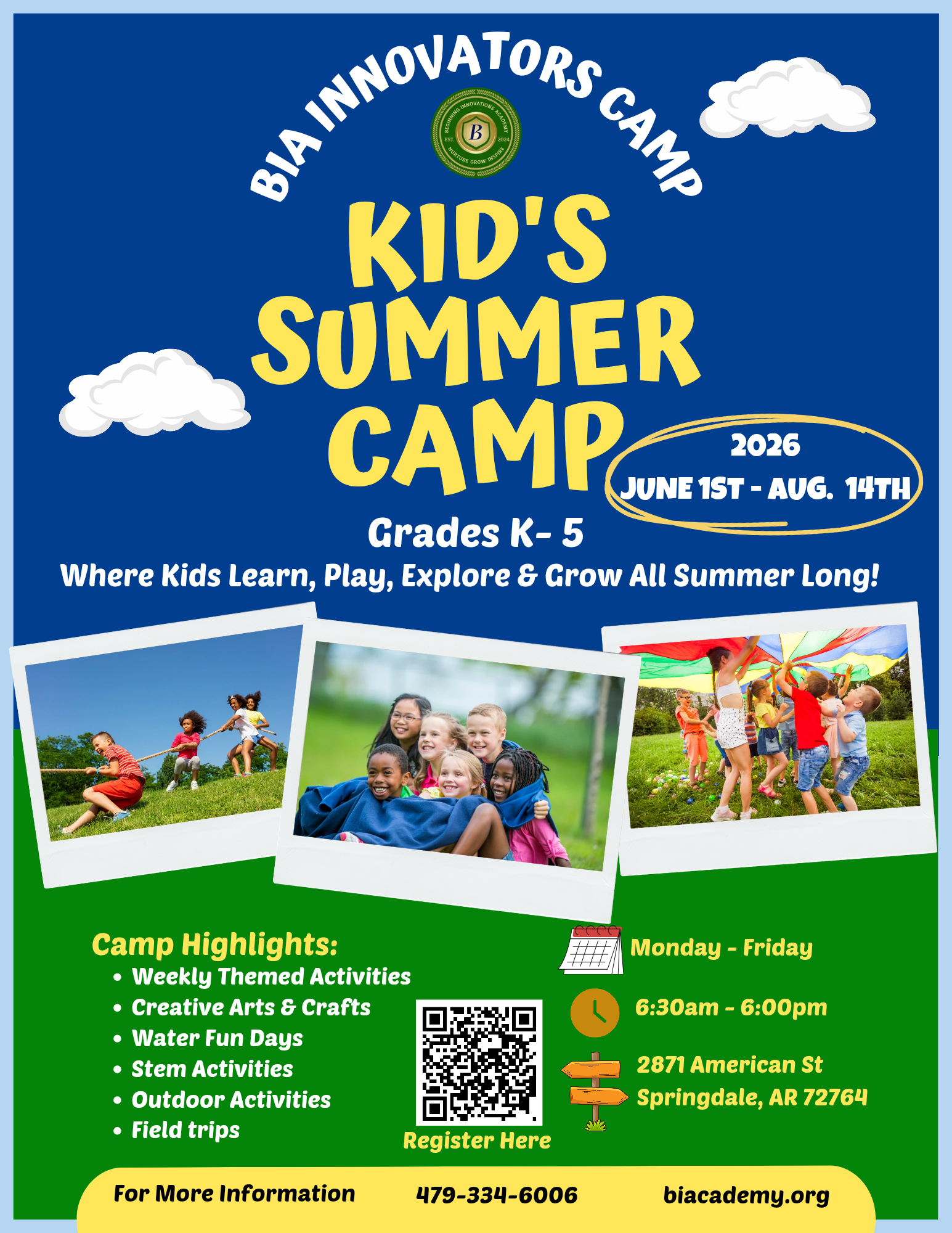 BIA Summer Camp