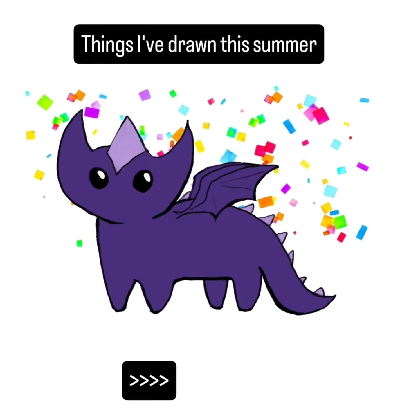 I'm gonna try to be less particular with posting on this account, so in celebration of a new semester starting here's what I got up to over the summer!

Because I don't have a studio at home, I only really do digital art outside of class time. It's n