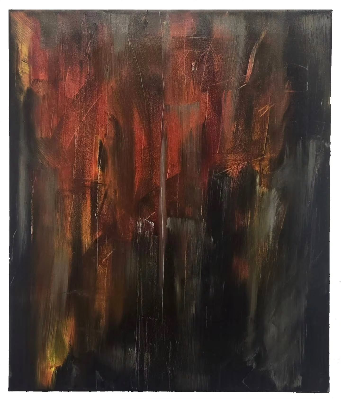 RAGE (2026) - oil on canvas - 18 x 24 in