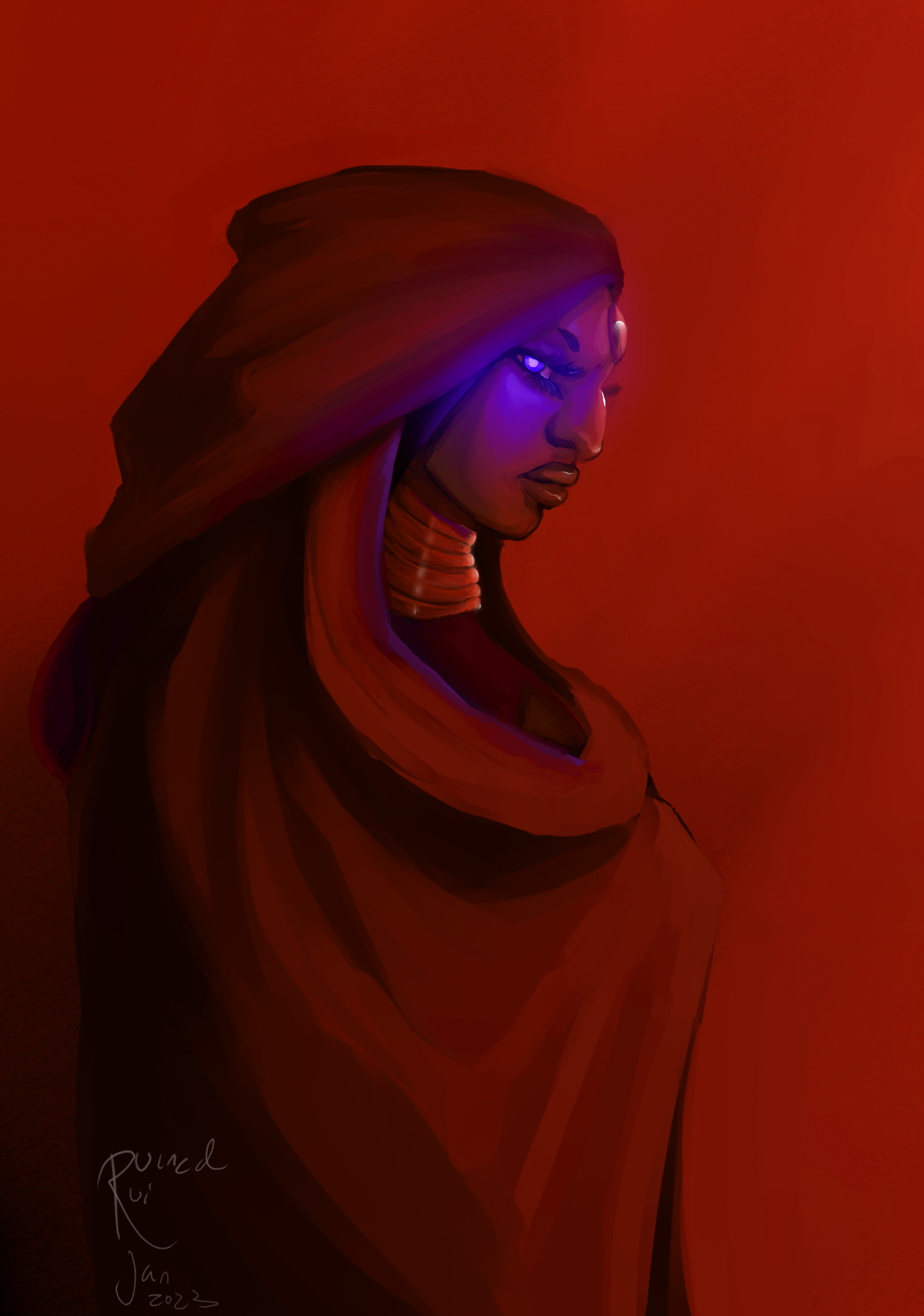 Goddess Iyota, 2023. digital painting