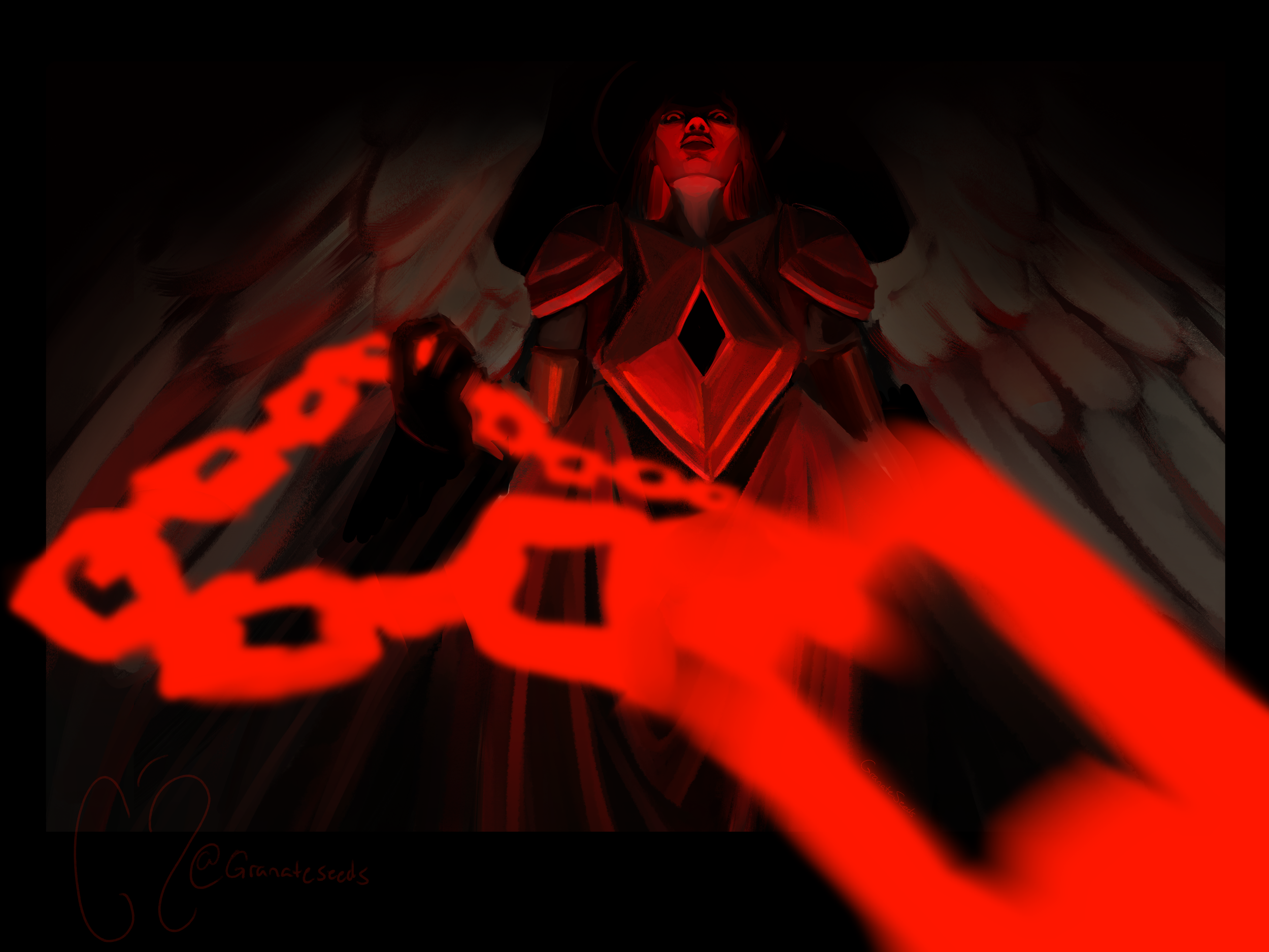 Come Here. 2024, digital painting