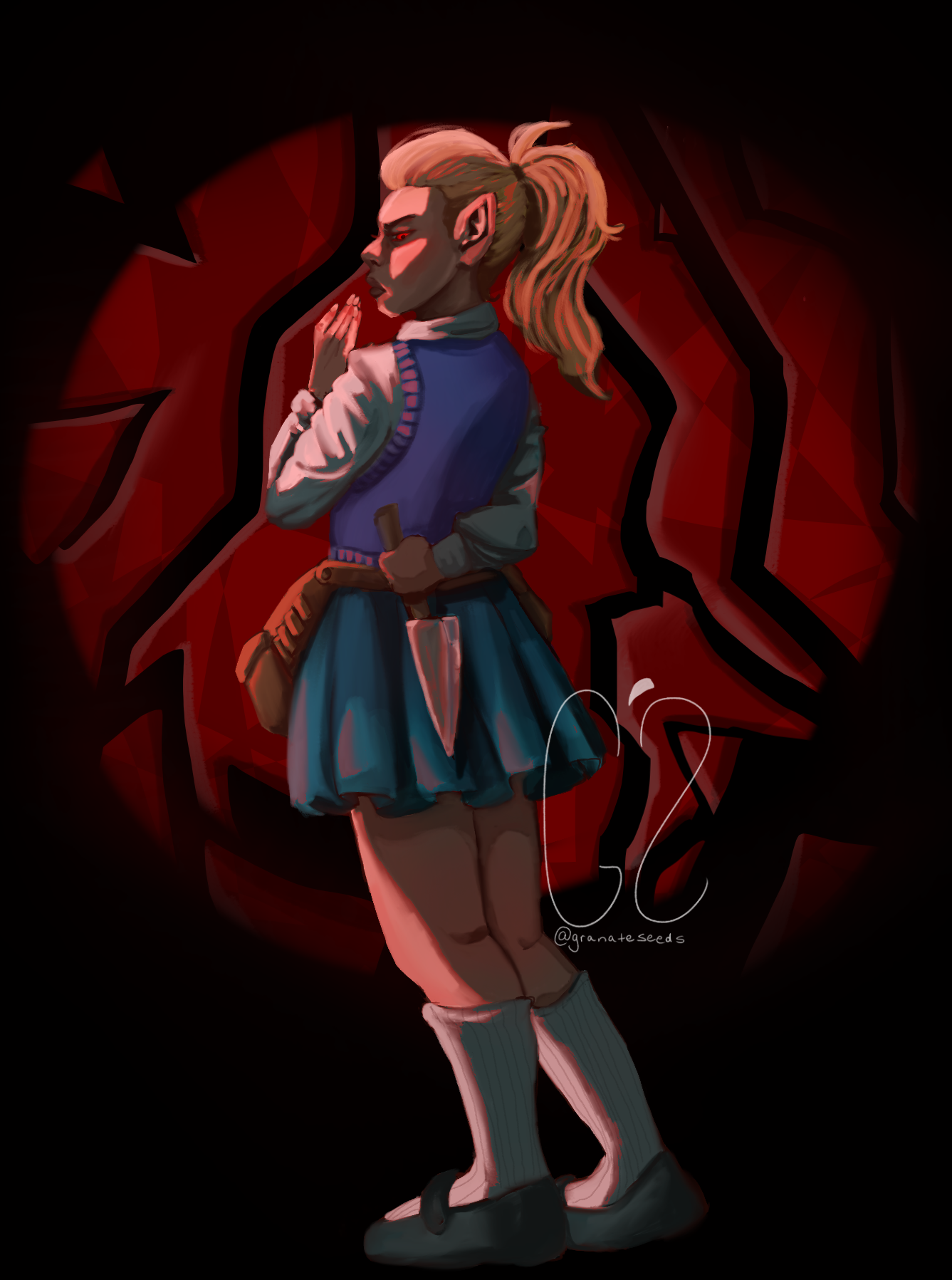 Kipperlilly Copperkettle. 2024, digital painting