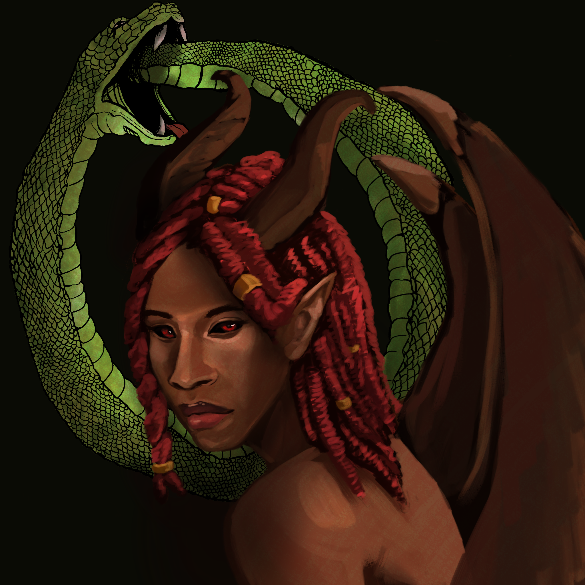 Luci, The Daughter of New Beginnings. 2025, digital painting