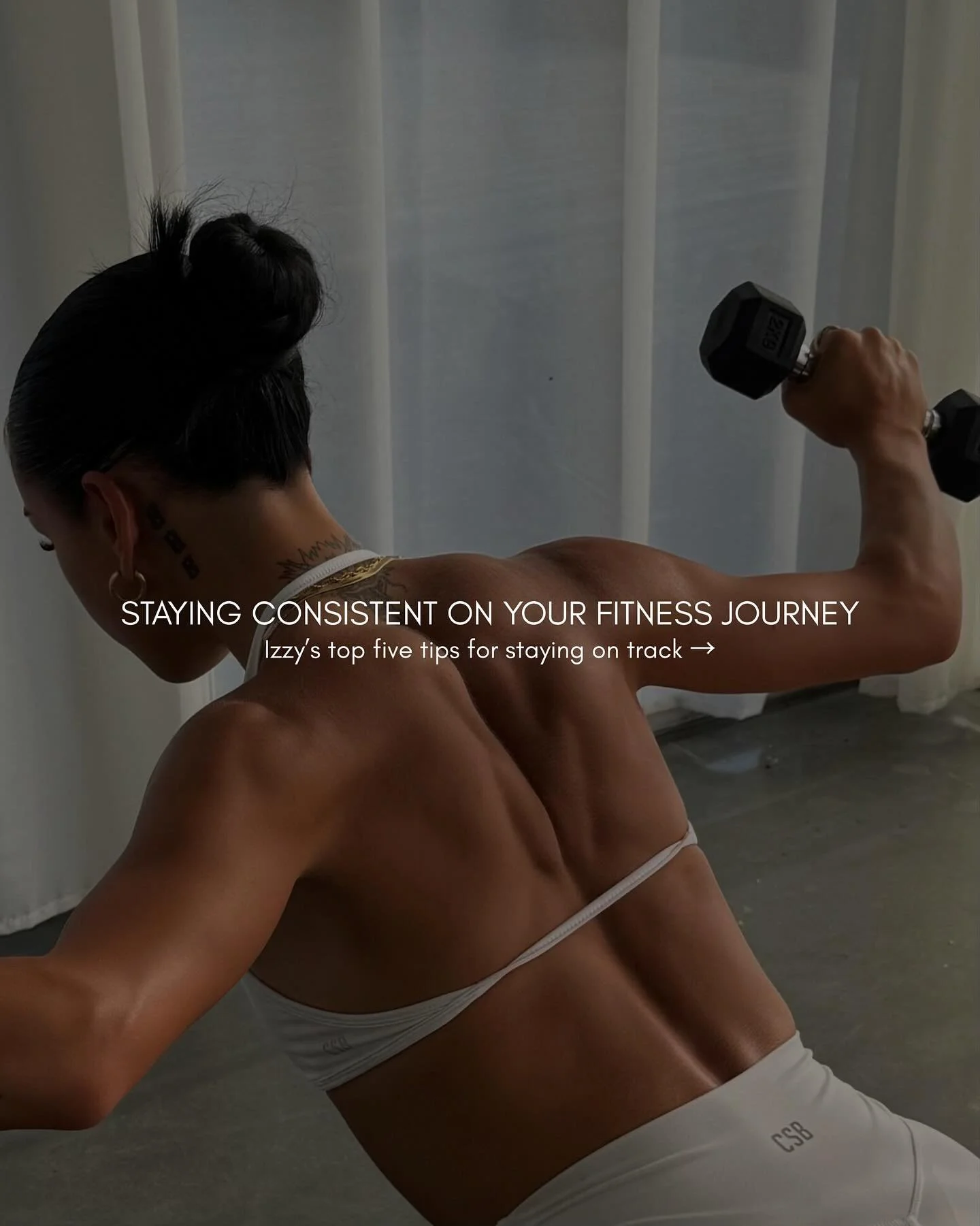 Izzy&rsquo;s top tips for staying consistent on your fitness journey 🫶🏼

#consistency #fitnessjourney #discipline #fitnesstips