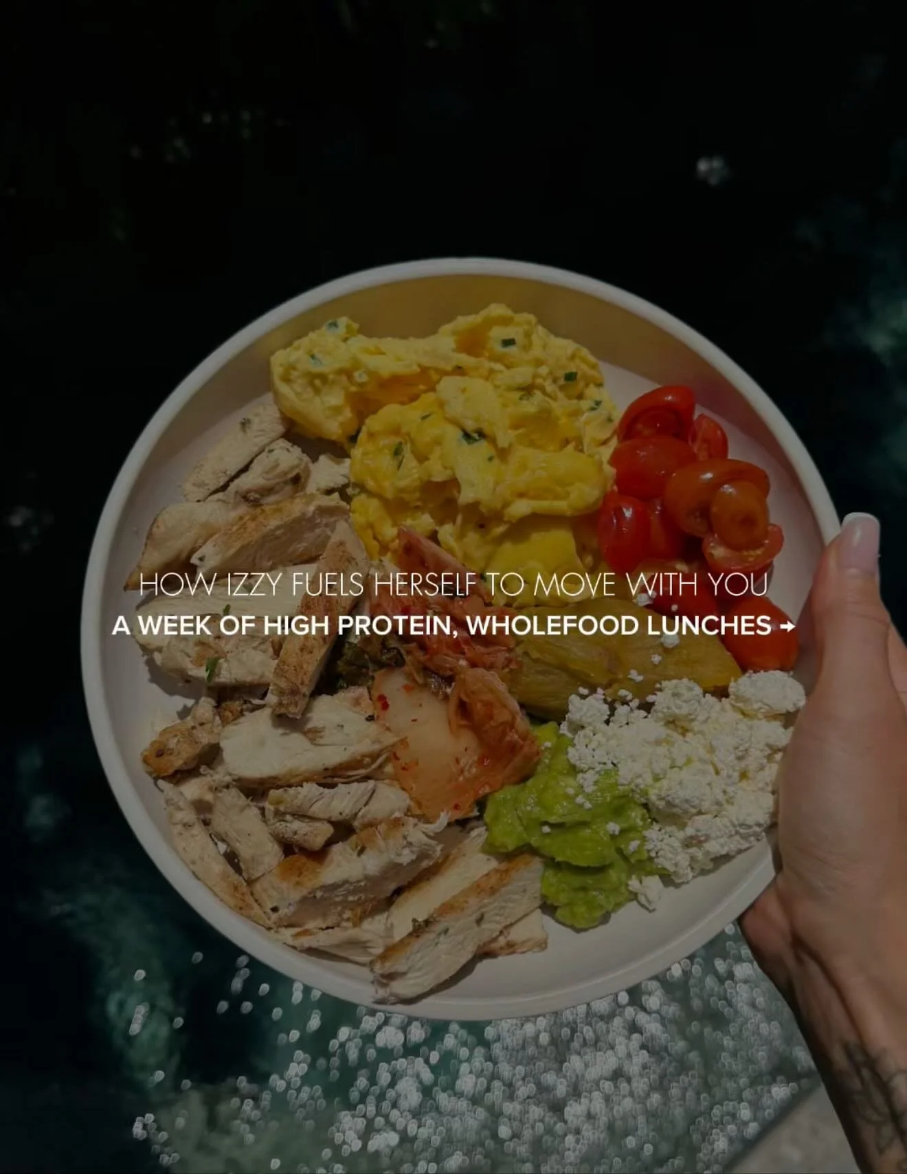 How @izzysamuel fuels her body to be able to move with you and feel her best every single week! 

Save for the next time you need some simple, wholefood, high protein meal inspiration 🫶🏼

#wholefood #highproteinmeals #animalbased #cleaneating