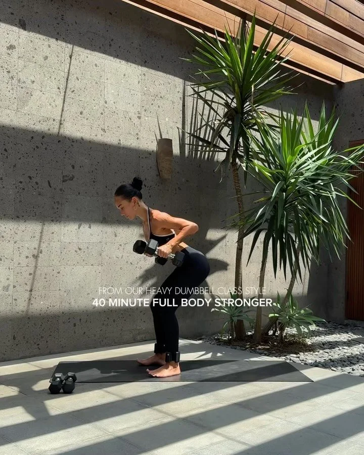 STRONGER: our strength based, integrated training class style that uses heavy weights and compound movement to create challenging, strength based workouts for those at an advanced level in their practice. 

Powerful moves, heavy weights, strong sets.