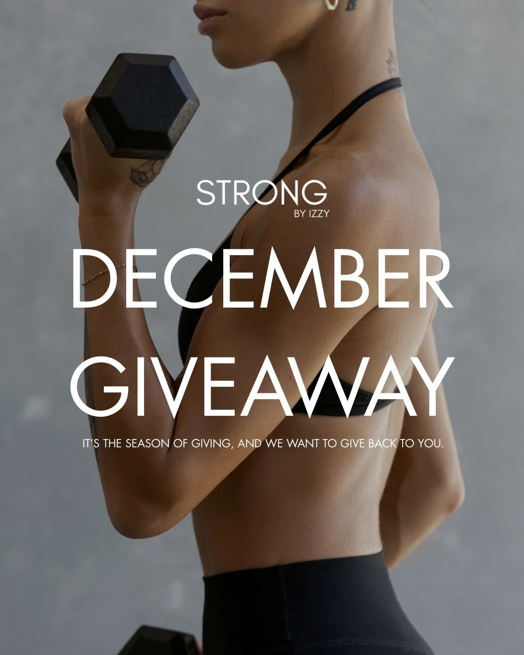 ROUND 2 BECAUSE INSTAGRAM REMOVED THE FIRST POST. 

We are so excited to be able to give back to our community this holiday season with our December giveaway 🫶🏼

Three winners will receive: 
1 x annual membership to Strong
1 x @csb set of your choi