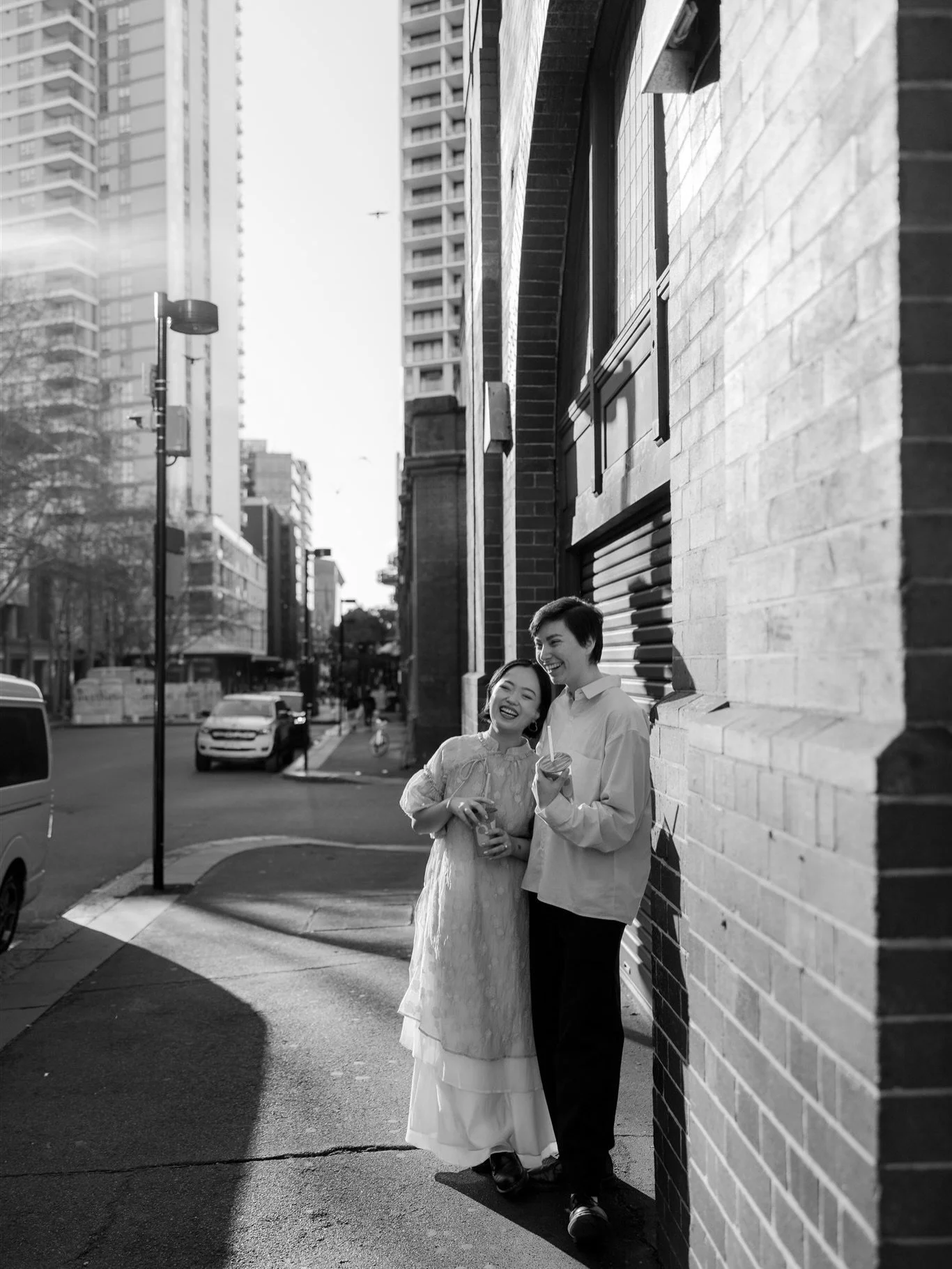 monochrome bubble tea magic 🫧