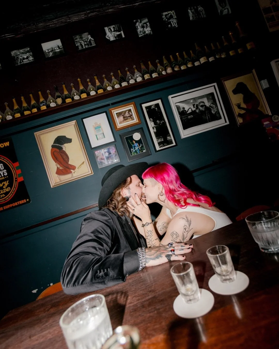 One wedding | Four bars | Two motorcycle rides | Endless vibes

And Enmore road delivering the goods ⚡️🖤

Nikka and Taran are inner west locals so it made sense to celebrate their love the only way they know how - at their local haunts. Starting off