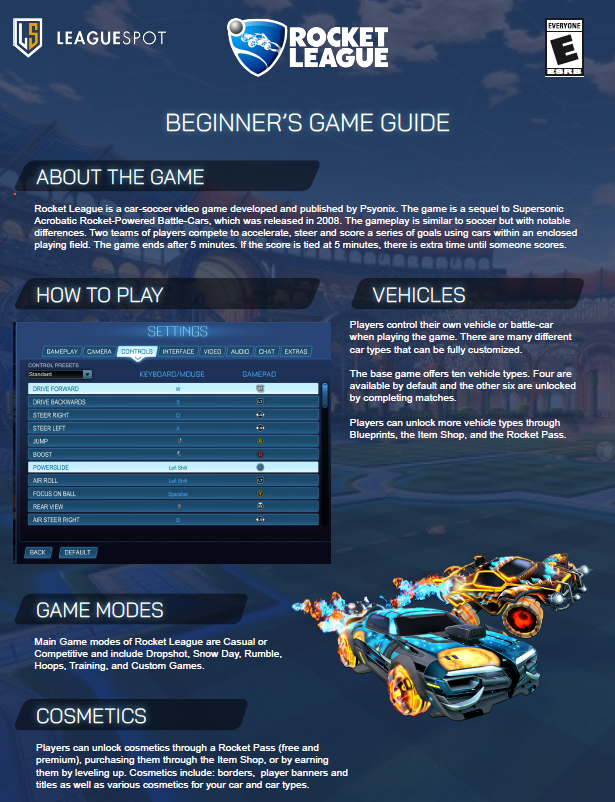 Rocket League Game Guide