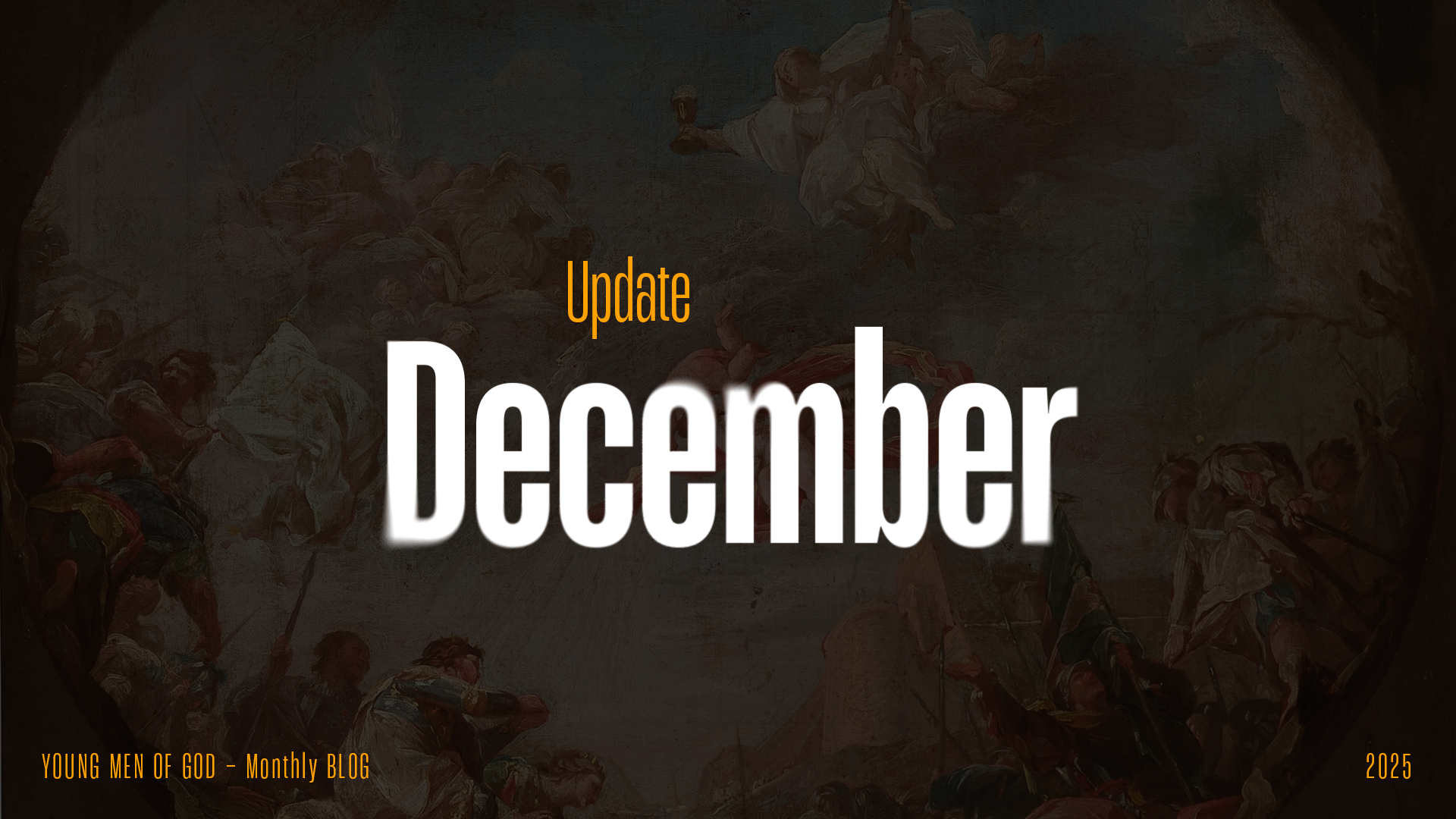 rejoice and be glad - YMG December update