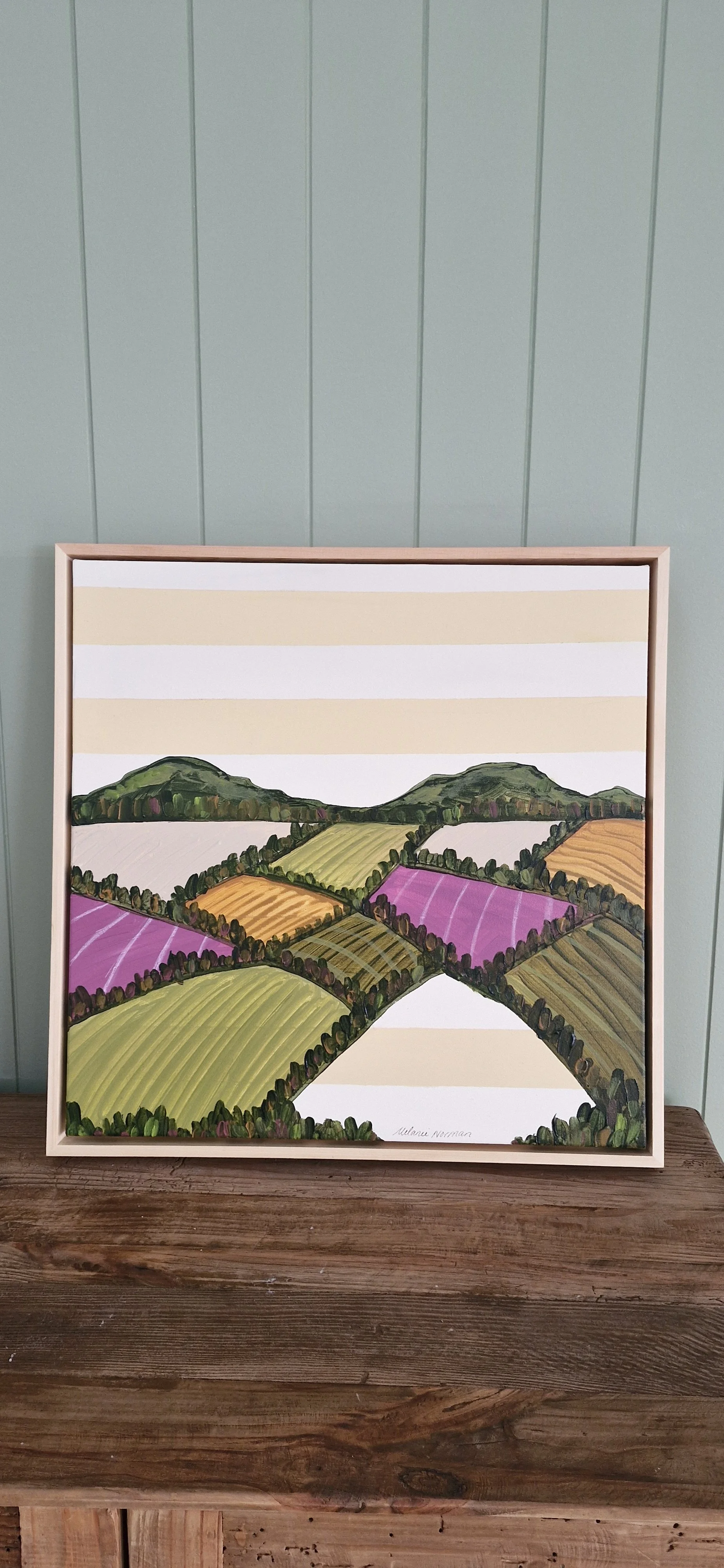 Striped Country - Square