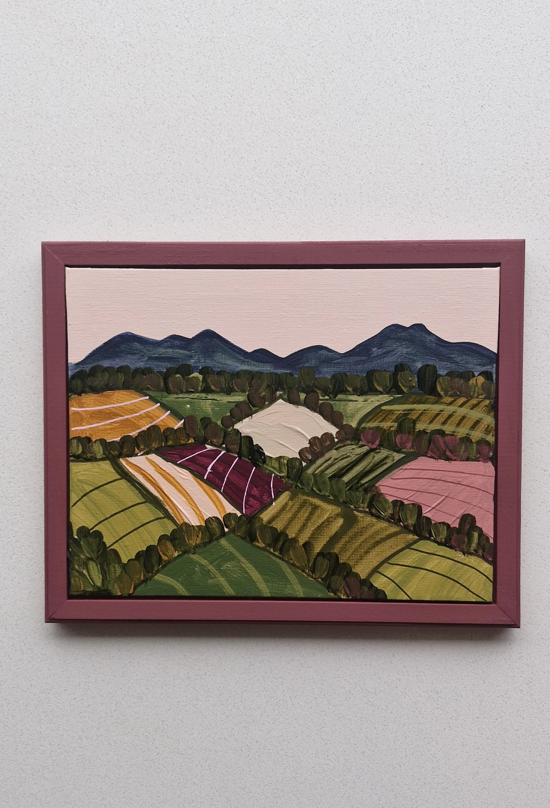 Patchwork Valley - Rose Frame