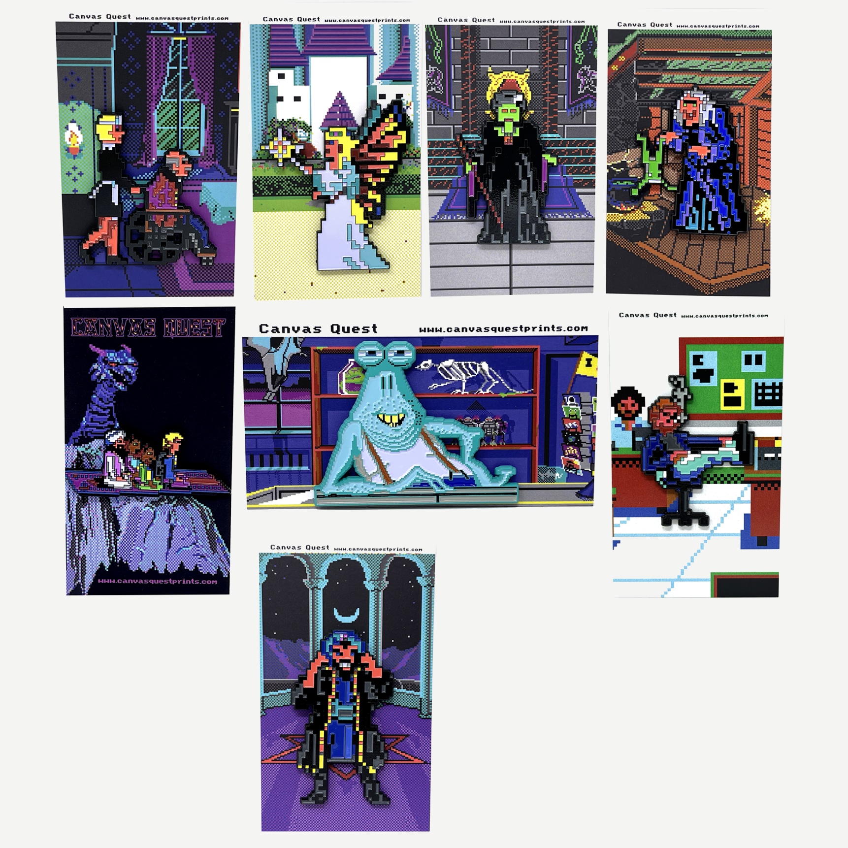 Sierra SCI Character Pin Collection II - 8 Pin Set