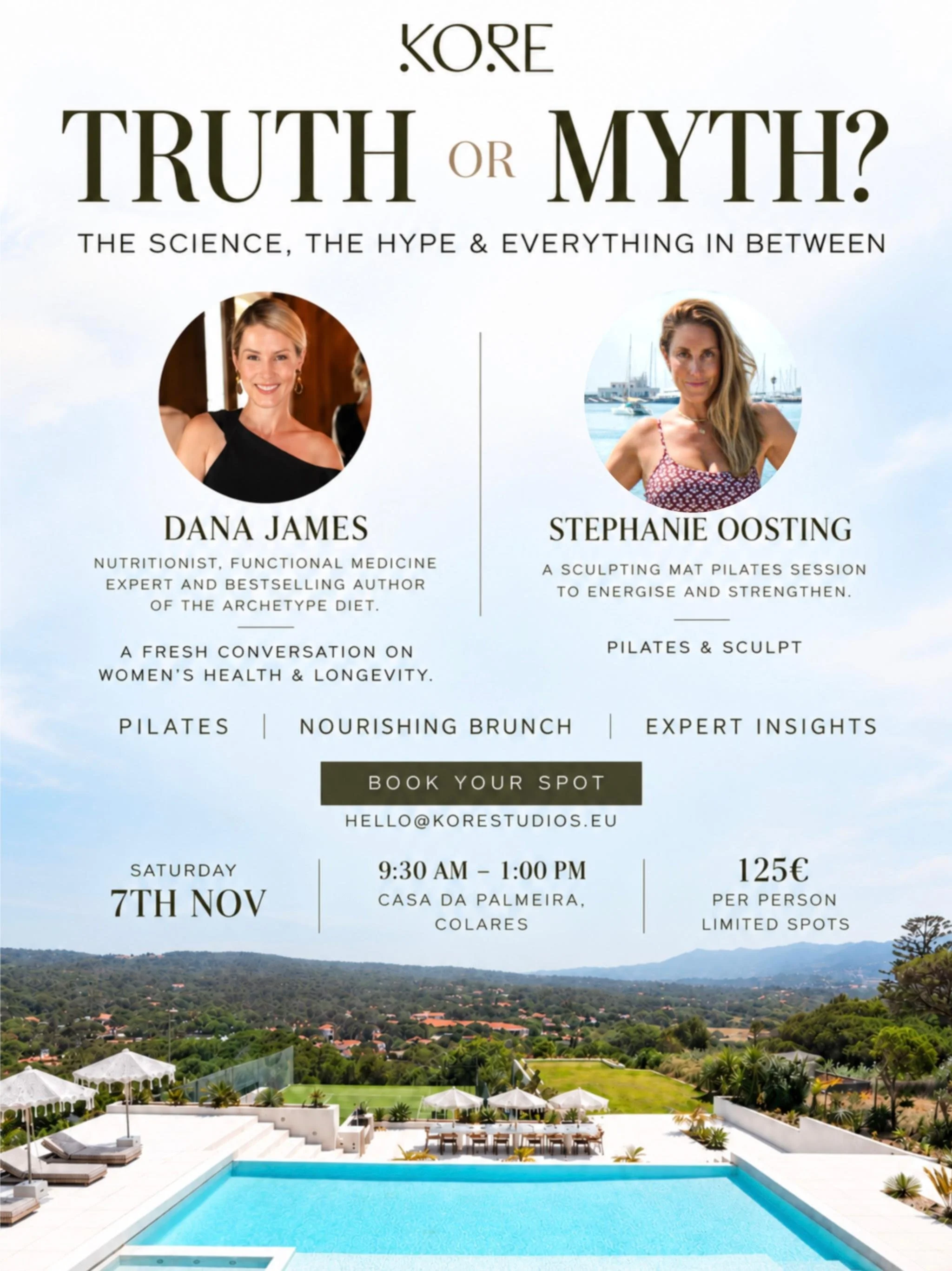 Pilates, Brunch and Fresh Conversation with Dana James on Women’s Health &amp; Longevity