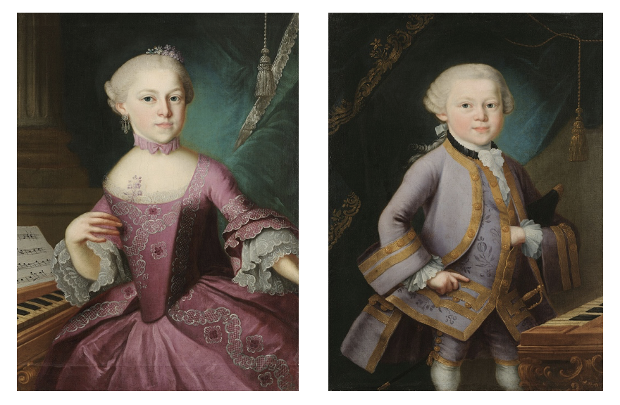 作曲家の兄妹――ヴォルフガング・モーツァルトとマリア・アンナ（ナンネル）・モーツァルト