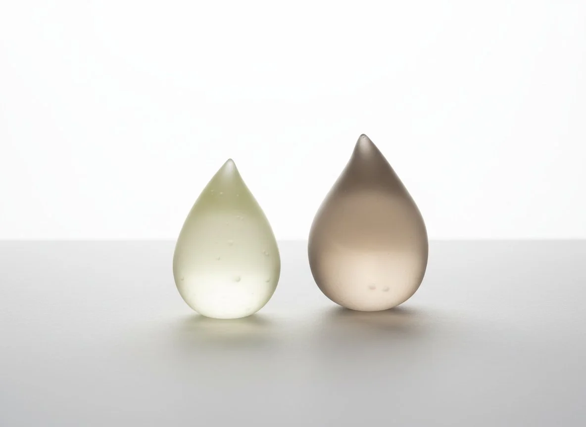 Solid Glass Cast Raindrops