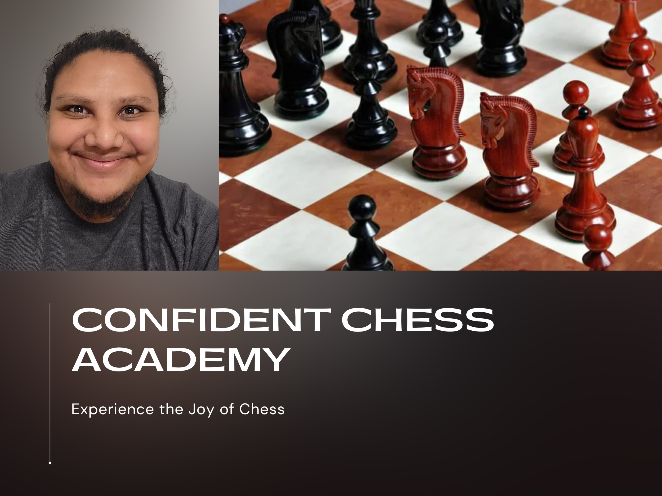 Confident Chess Academy a year long program to improve chess skills with lessons, live coaching, and community