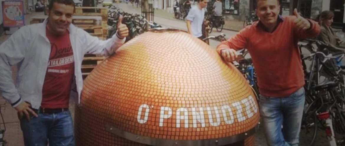 Domenico and Elio Meschinelli. Founders of O'Panuozzo