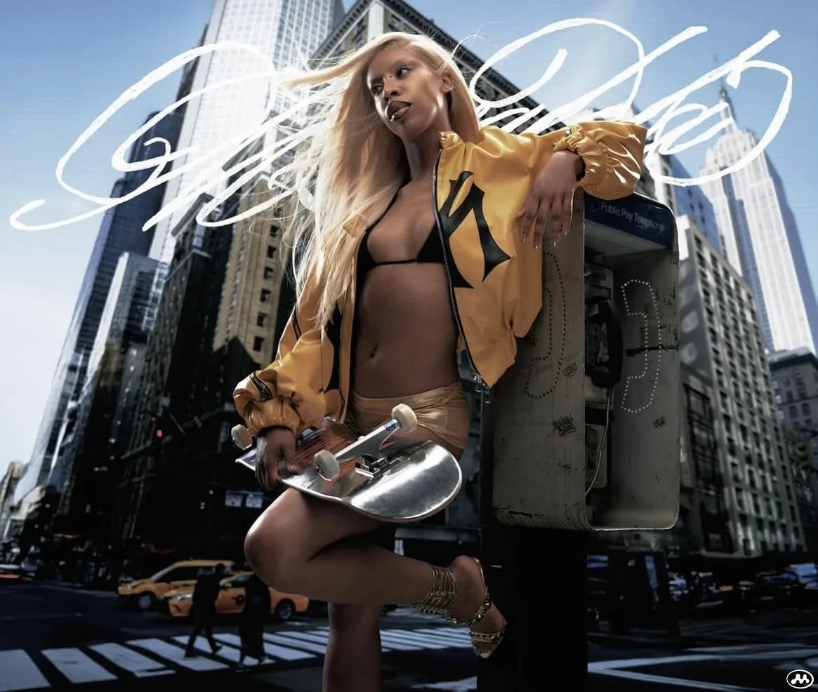 Digi for @jack_bridgland_studio shooting @mowalola against LED wall background - provided by our partners @elsewhereprod. Shot @bigskystudios 

Skateroom @theskateroom 
art director Sinisa@sinisaaaaa
art director Nicolas Thiemann @thiemann 
set desig