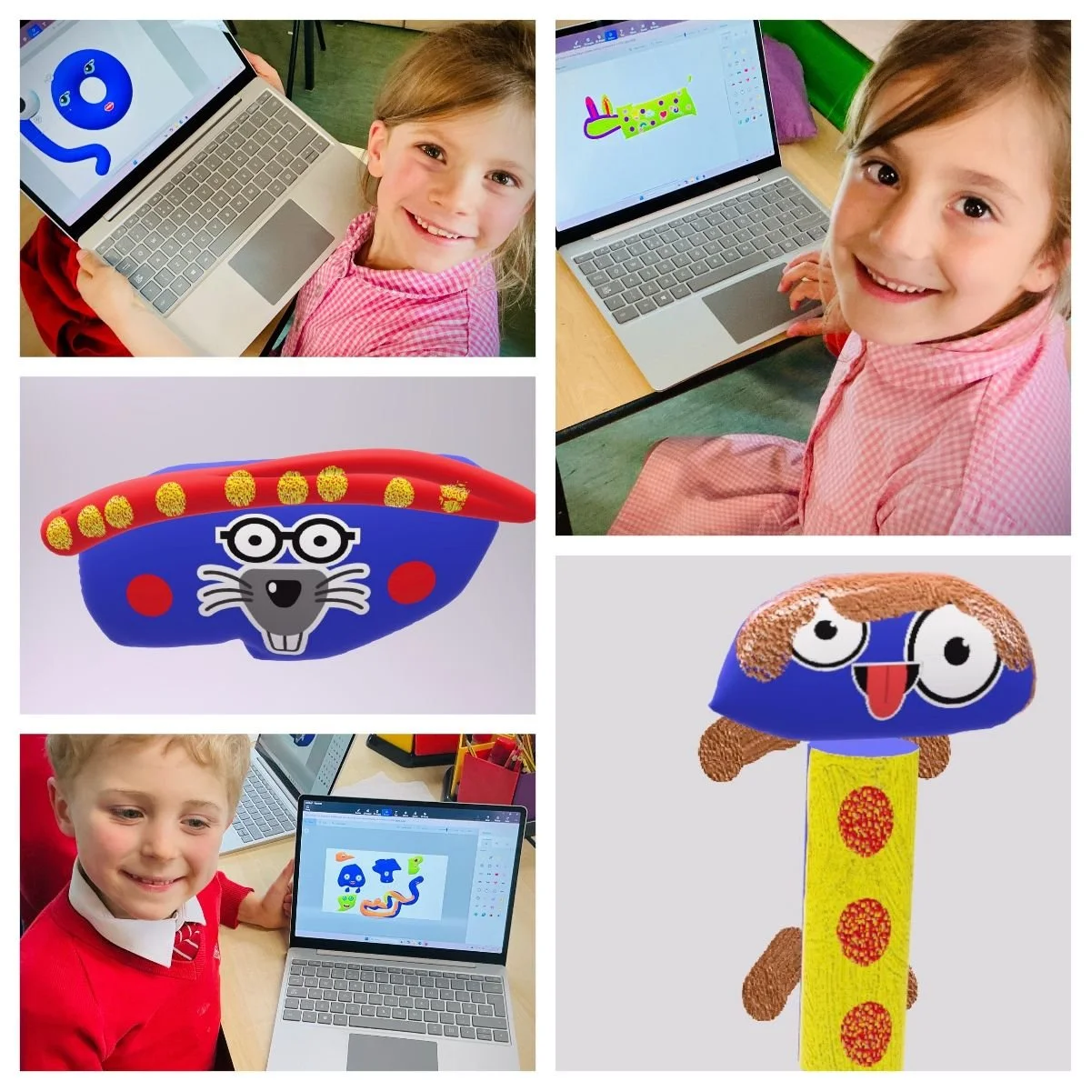 Paint 3D Monsters