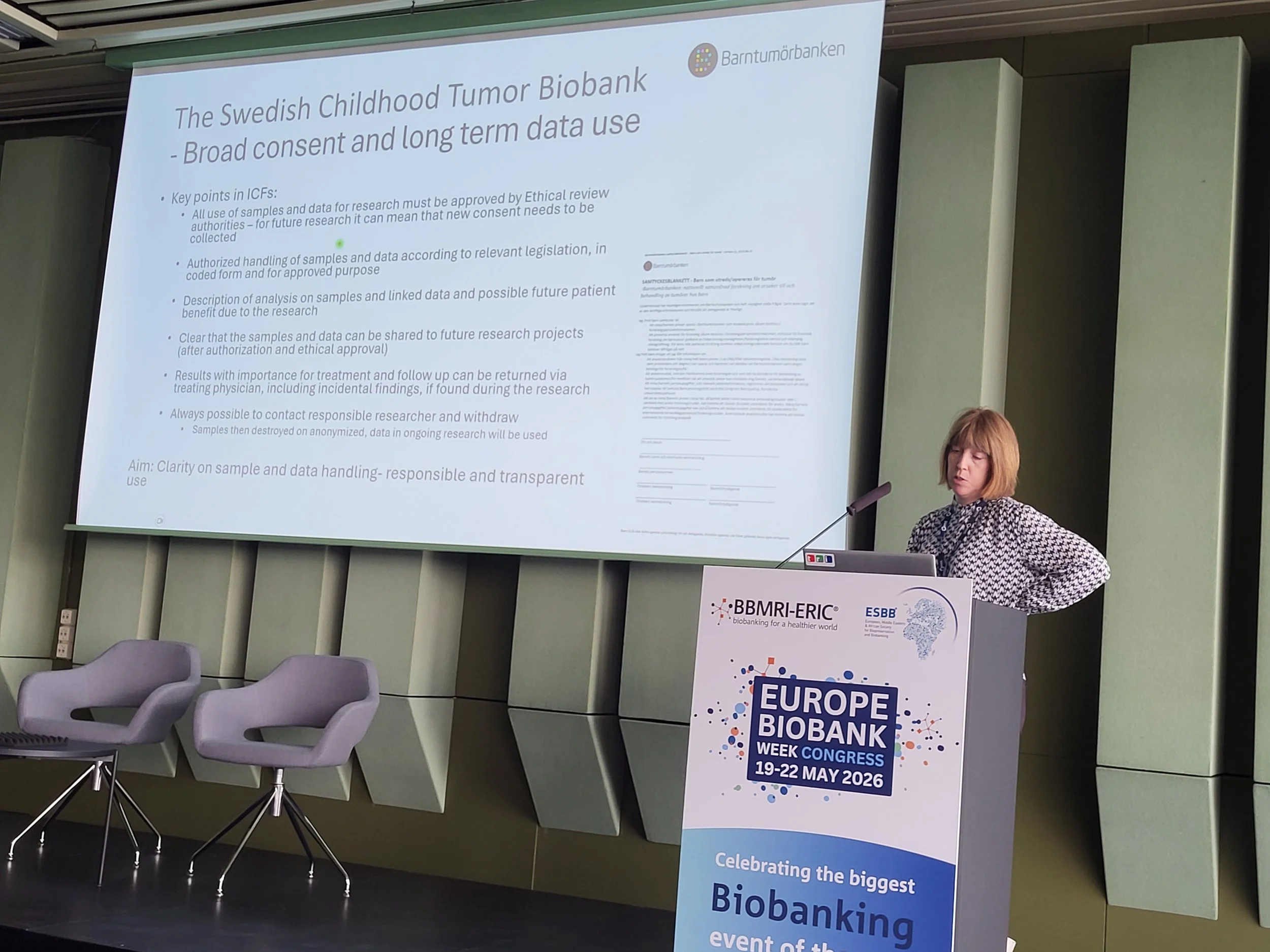 Barntumörbanken deltog vid Europe Biobank Week 2026 i Prag