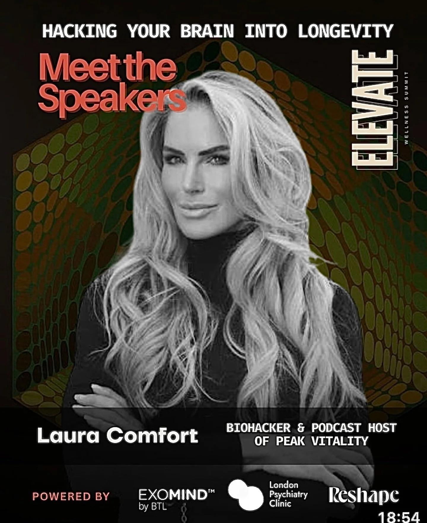 I&rsquo;m delighted to be joining the panel at ELEVATE @mumbleforum Summit on 15th November at @thehilight_battersea ⚡️🧠

We&rsquo;ll be exploring the cutting-edge intersection of neuroscience, technology, and human longevity in our panel:

&ldquo;H