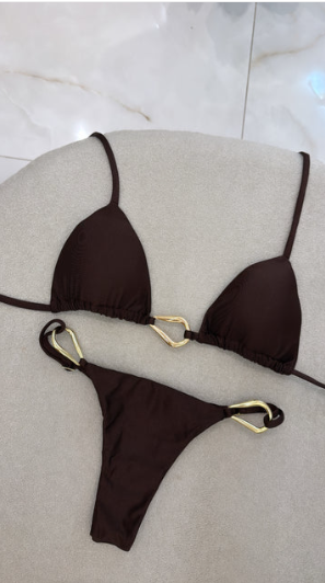 Waves Brown | Bikini Set