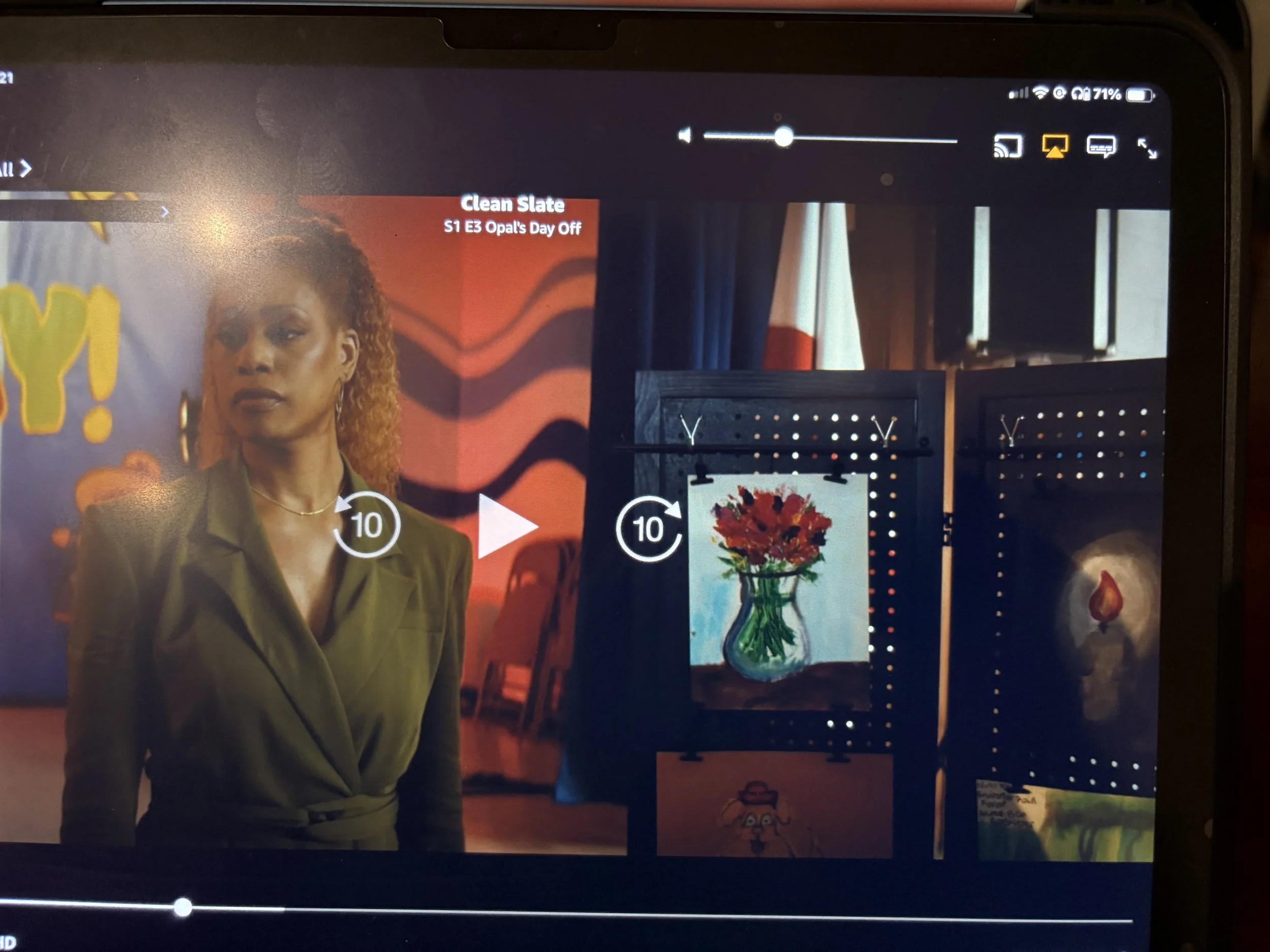 Flowers and Candle - "Clean Slate" Episode 3