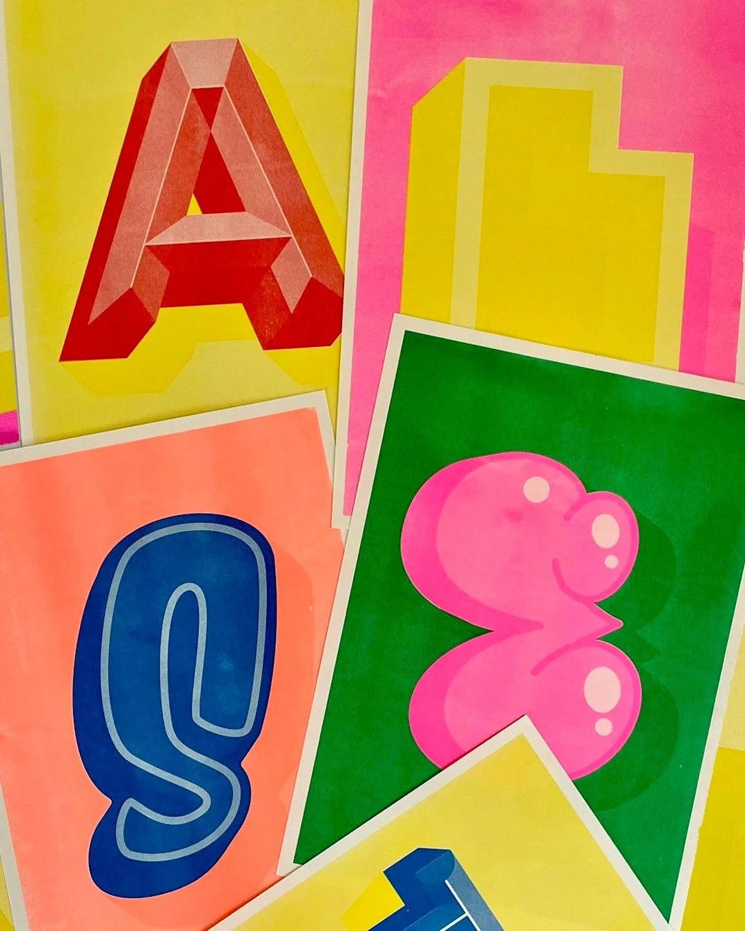 Weekend idea: Treat yourself to a letter! 💛

My Riso Alphabet prints have landed in my brand new shop!

The series started in 2023 with the letter M as an experiment: how could expressive brush lettering translate into the super beautifully imperfec