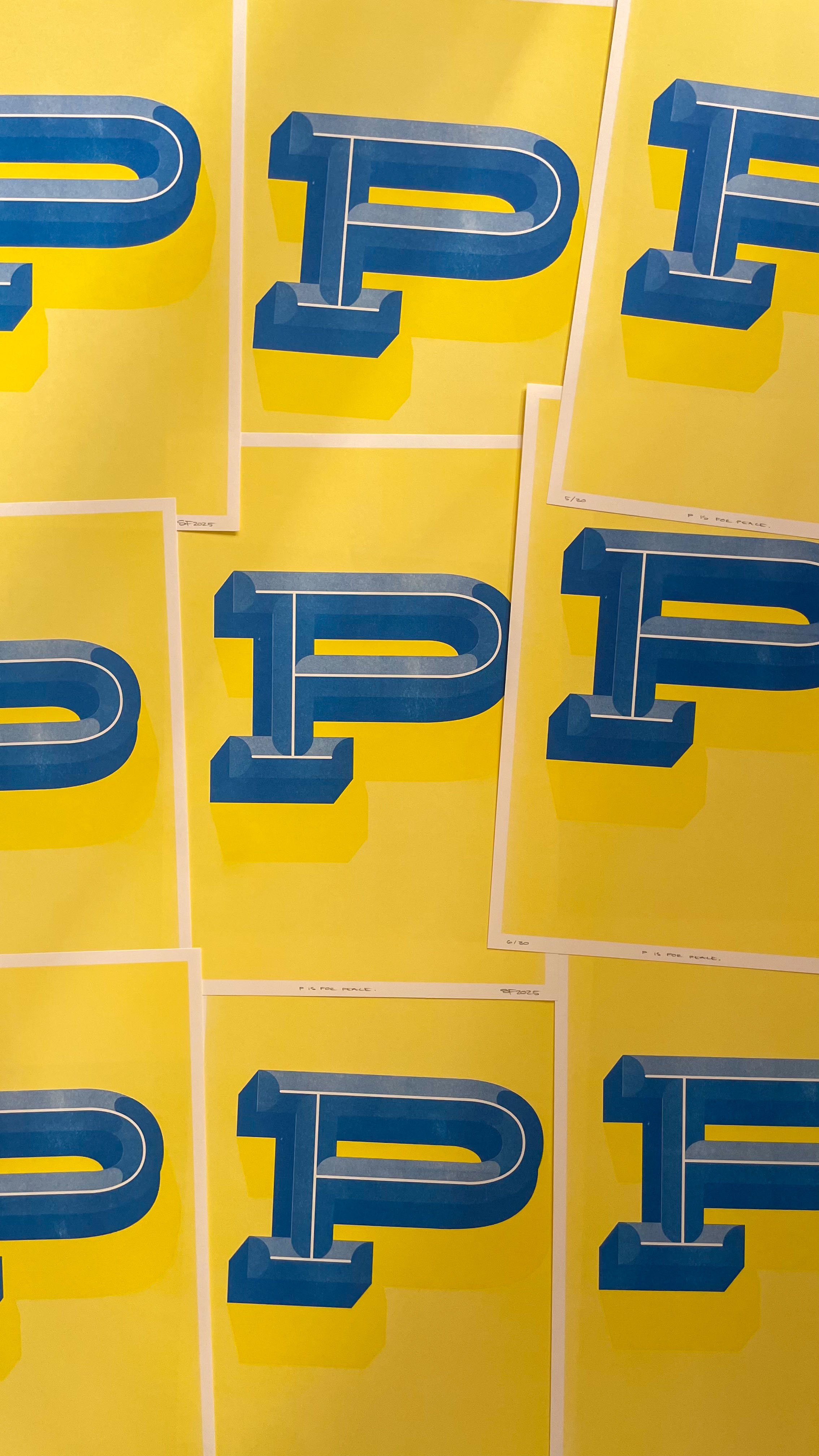 Riso Letter Print P