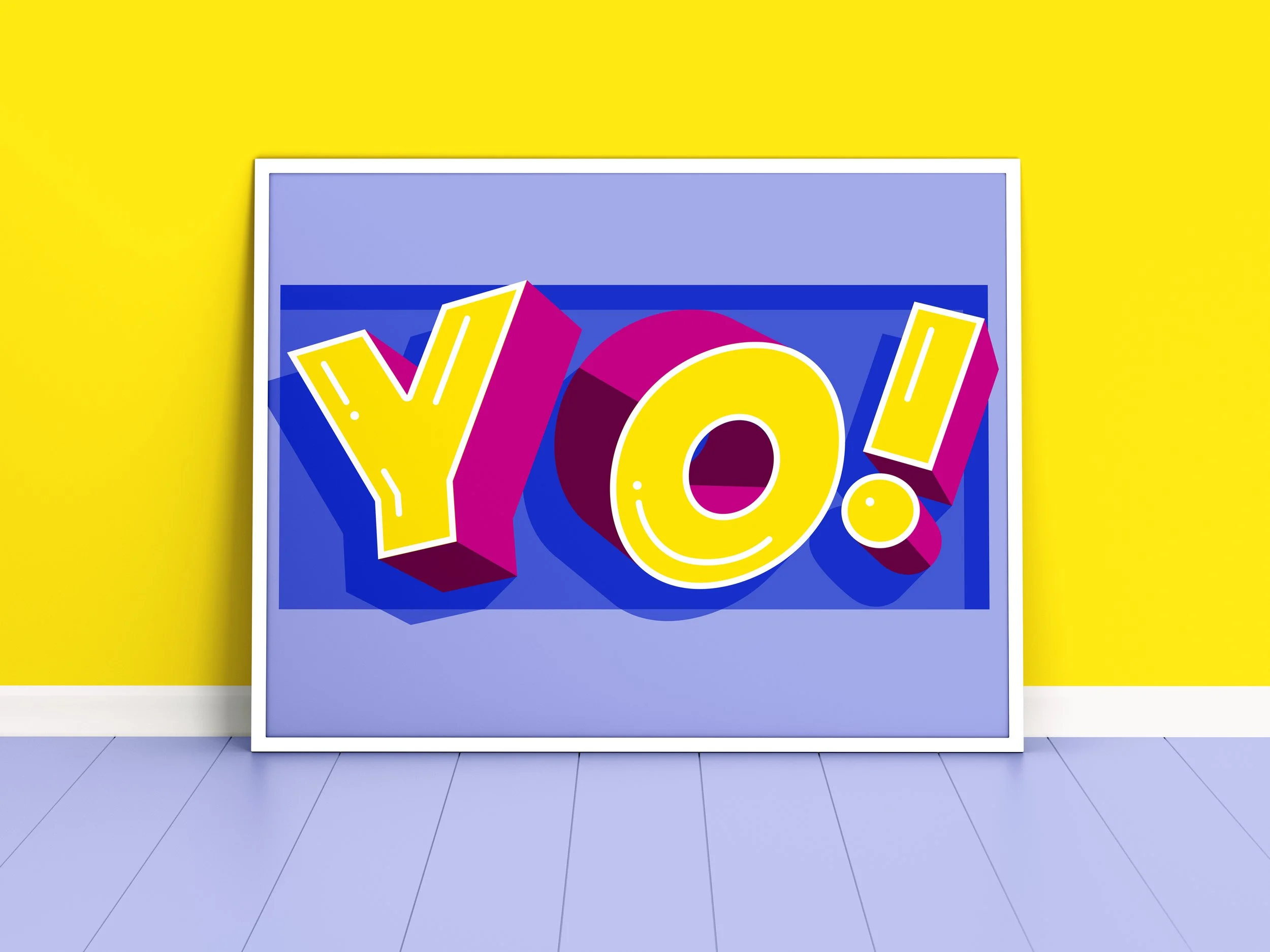 YO! - A2 Giclée Fine Art Print by Superflinda