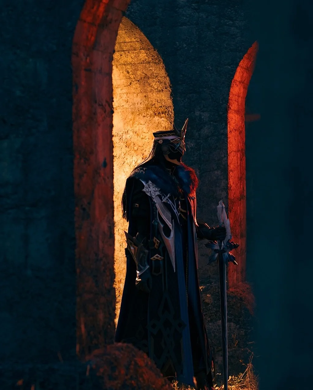 Capitano : @vyecos 
Photographer : @studiotsutsu 

#cosplay #capitano #capitanocosplay #genshinimpact