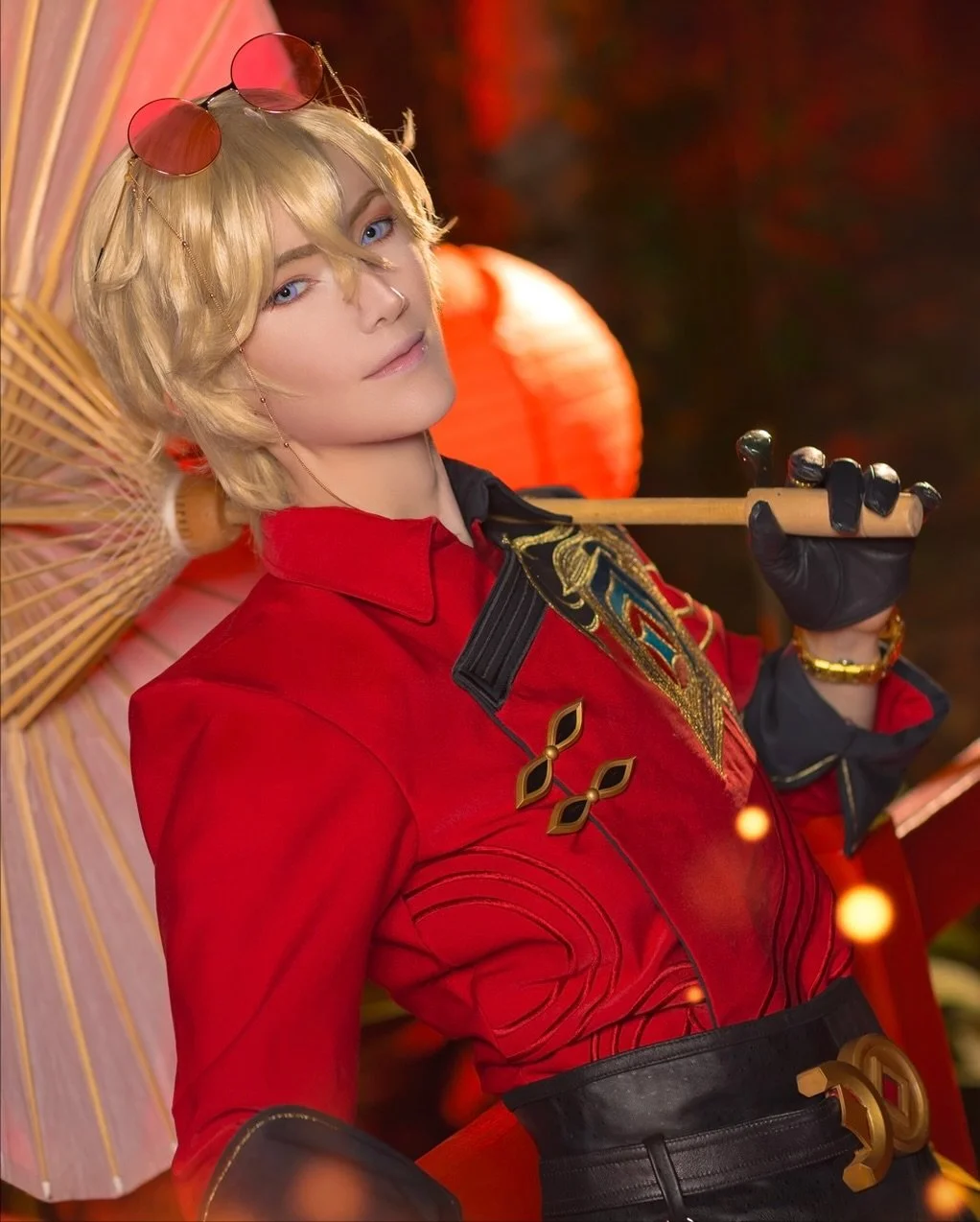 Aventurine : @vyecos 
Photographer : @studiotsutsu 

#aventurine #aventurinecosplay #honkaistarrail #honkaistarrailcosplay