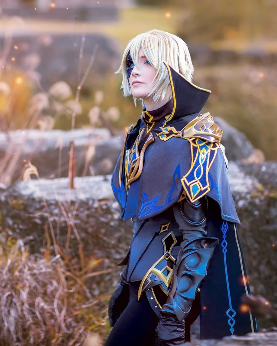 Dainsleif : @vyecos 
Photographer : @studiotsutsu 

#genshinimpact #dainsleif #dainsleifcosplay #genshincosplay