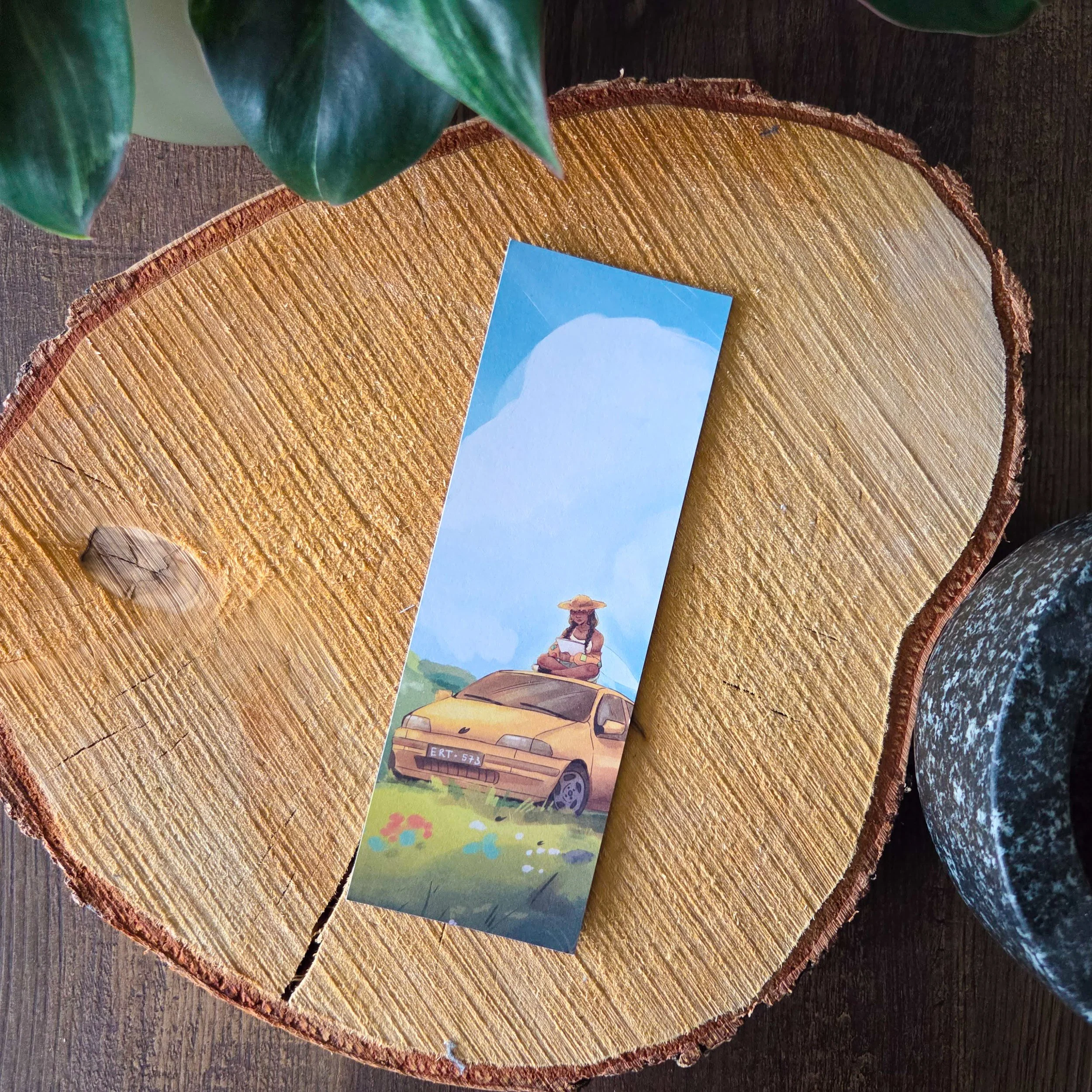 Artist in the mountains Bookmark
