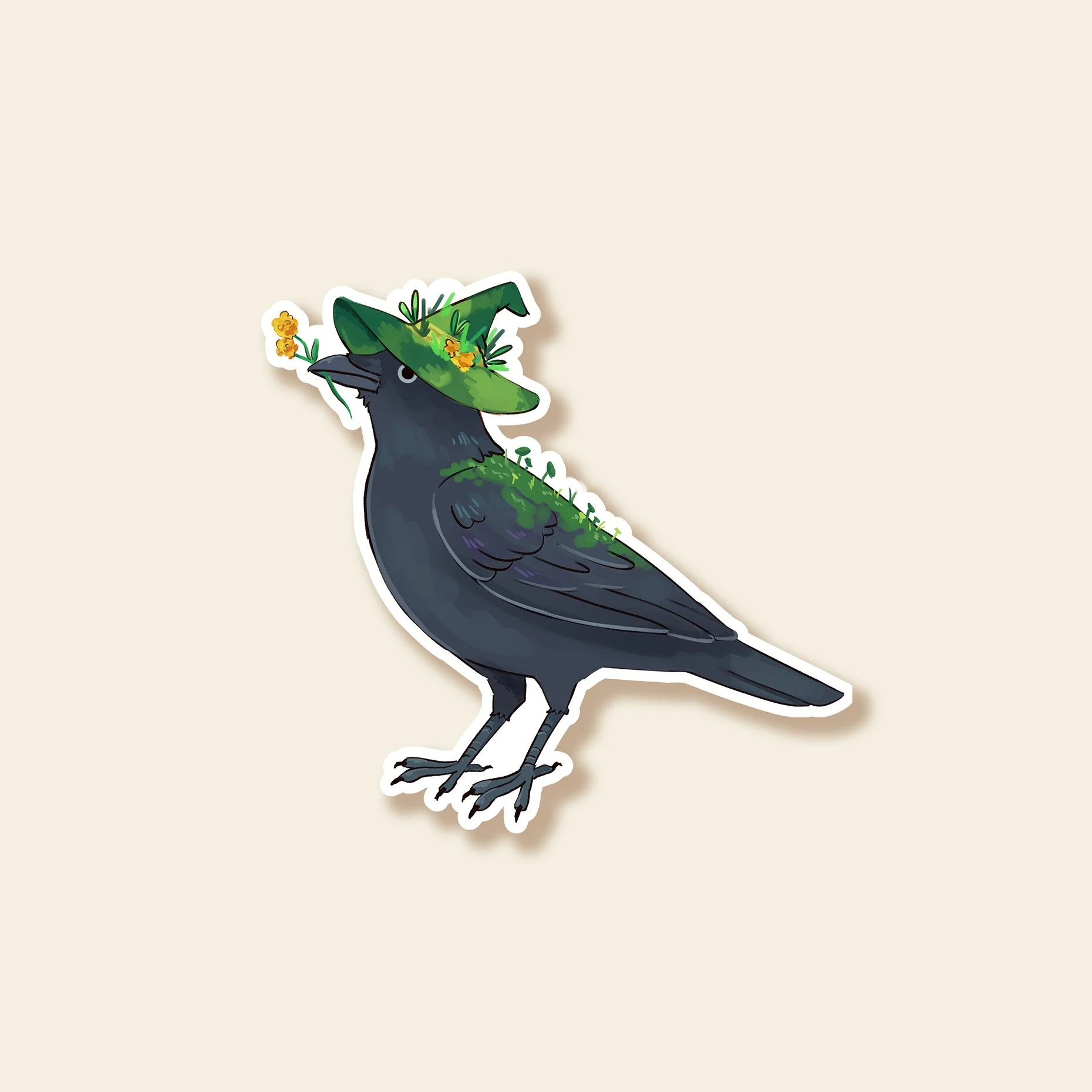 Witch Crow - Sticker