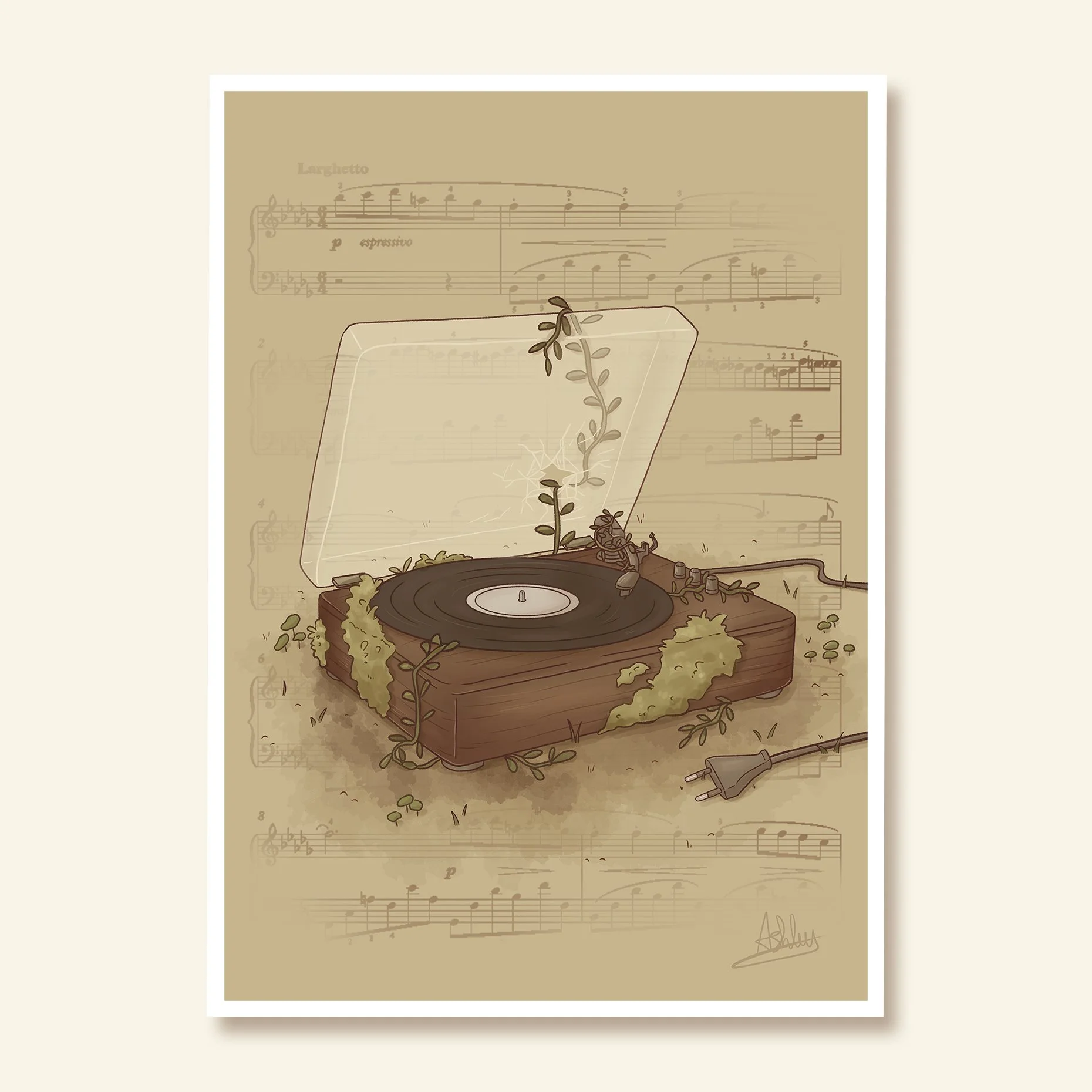 The Last song - Art print