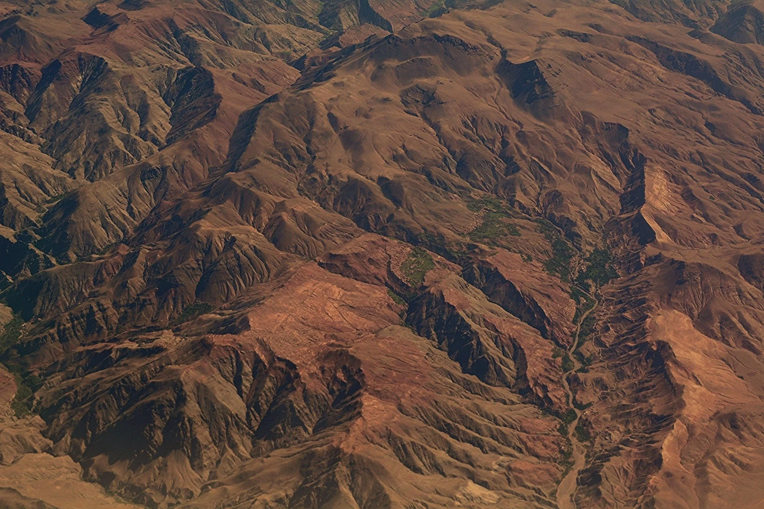 Image of globe from space